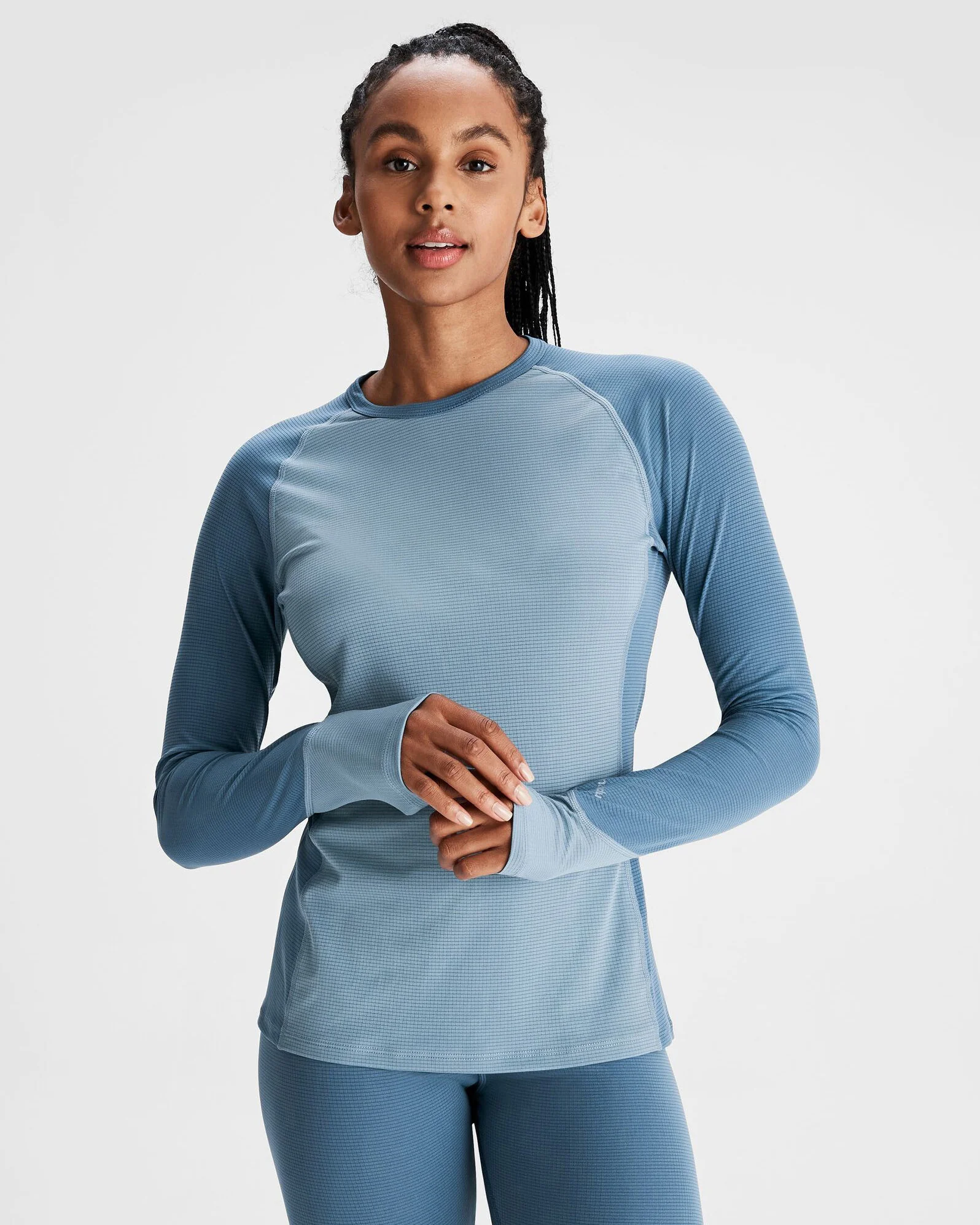 Women's KMDAction Baselayer Top - Moonlight/Bluehaze