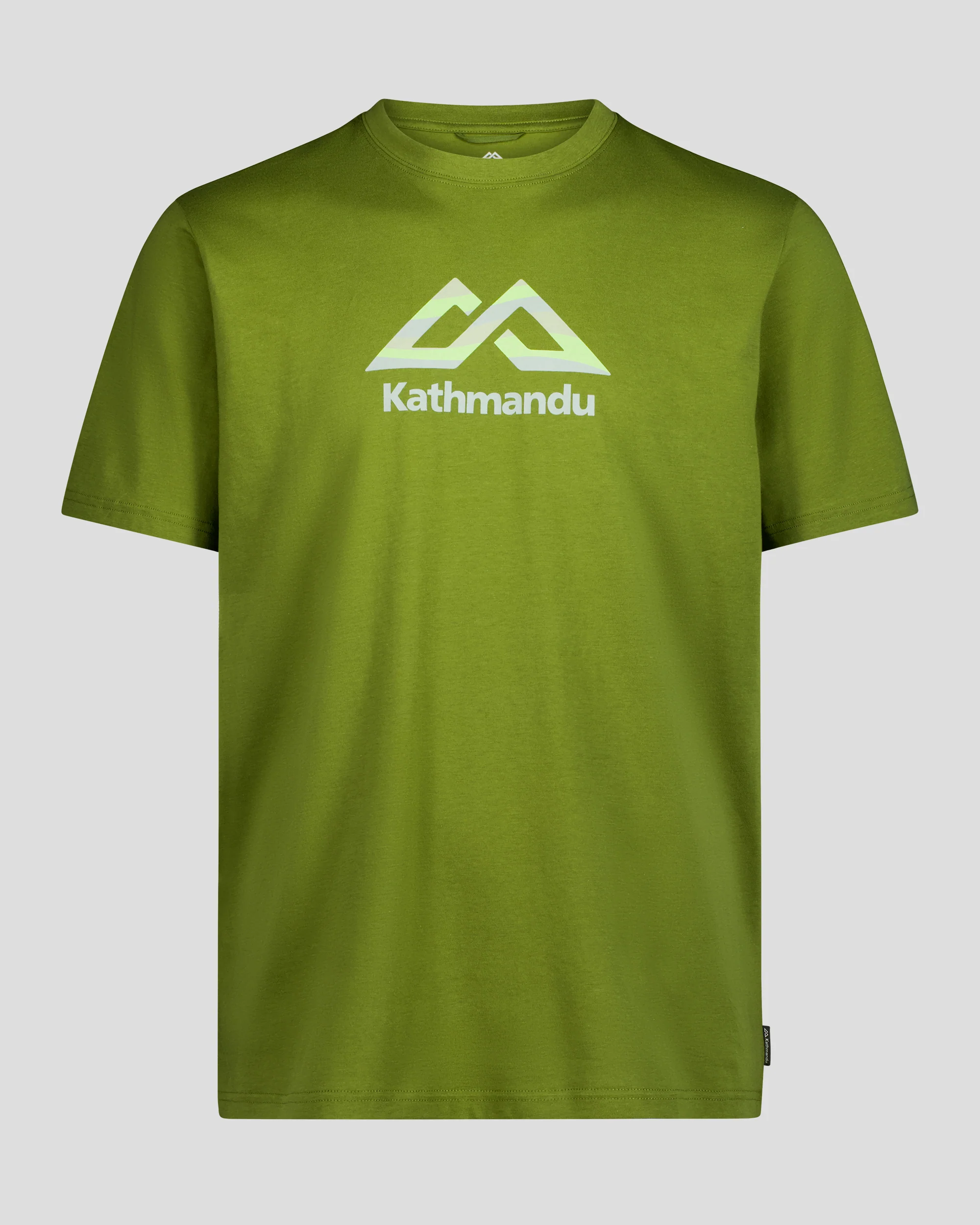 Men's Logo Fill Organic Cotton T-Shirt - Dark Fern