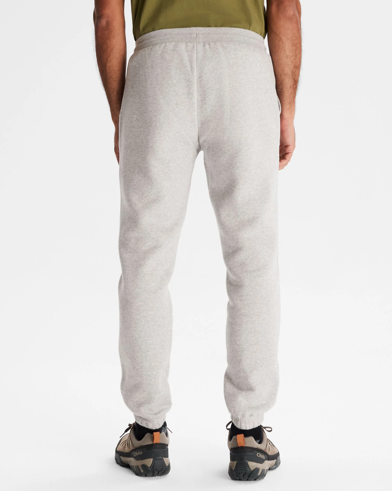 Men's Logo BB Joggers - Light Grey Marle - Image 3