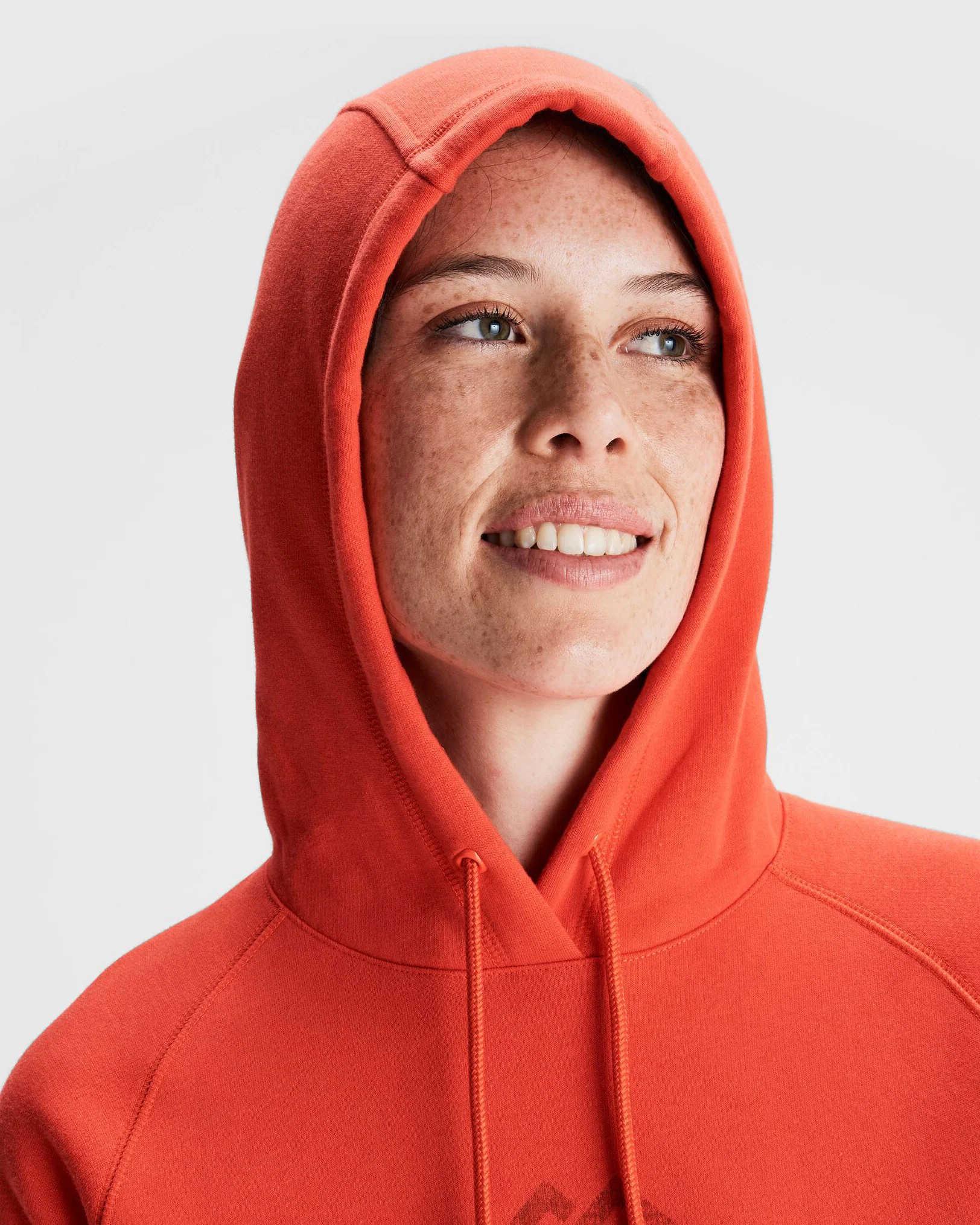 Women's Kathmandu Logo Hoodie - Hut Orange - Image 4