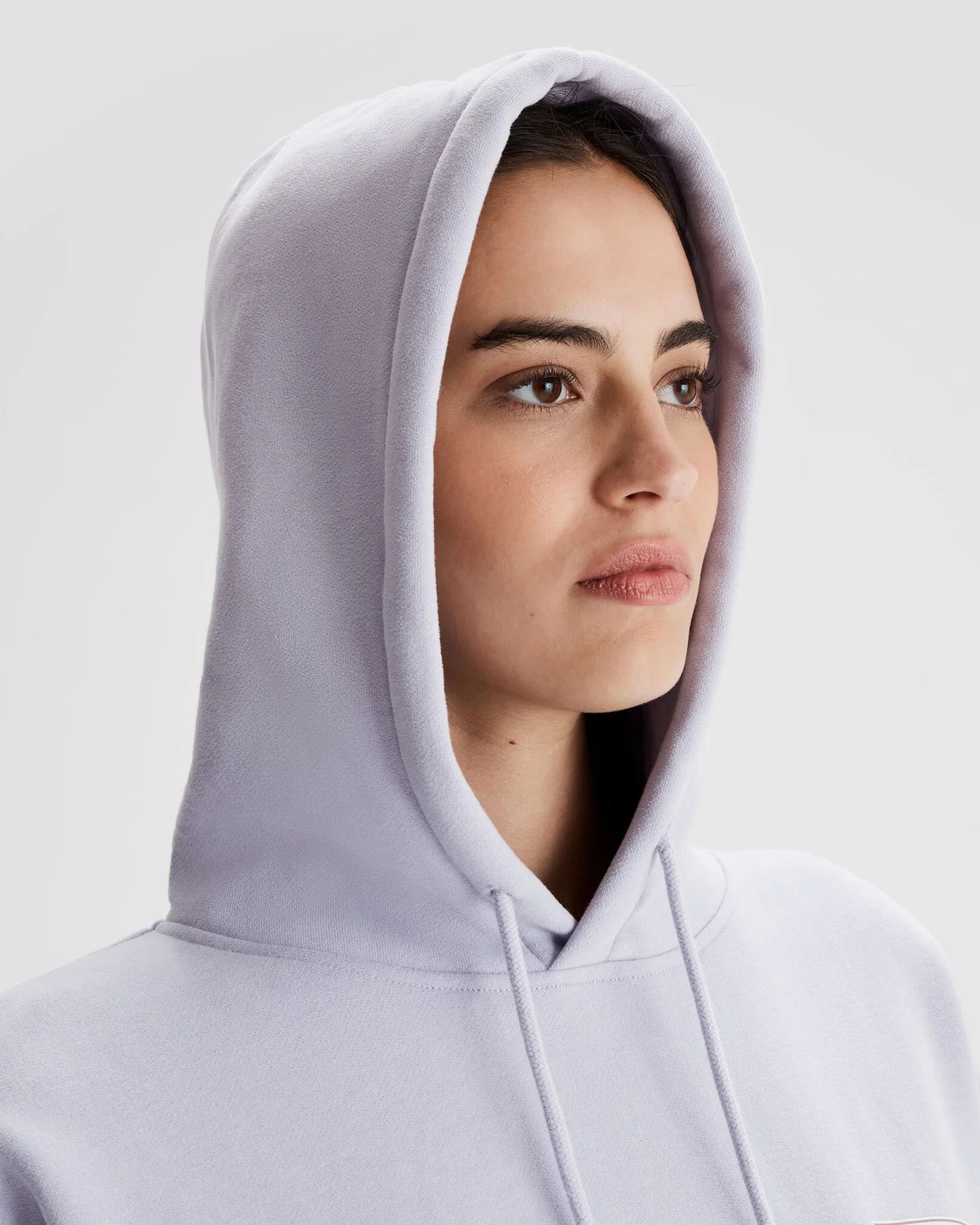 Women's Kathmandu Heritage Logo Slouchy Hoodie - Dusty Lilac - Image 4