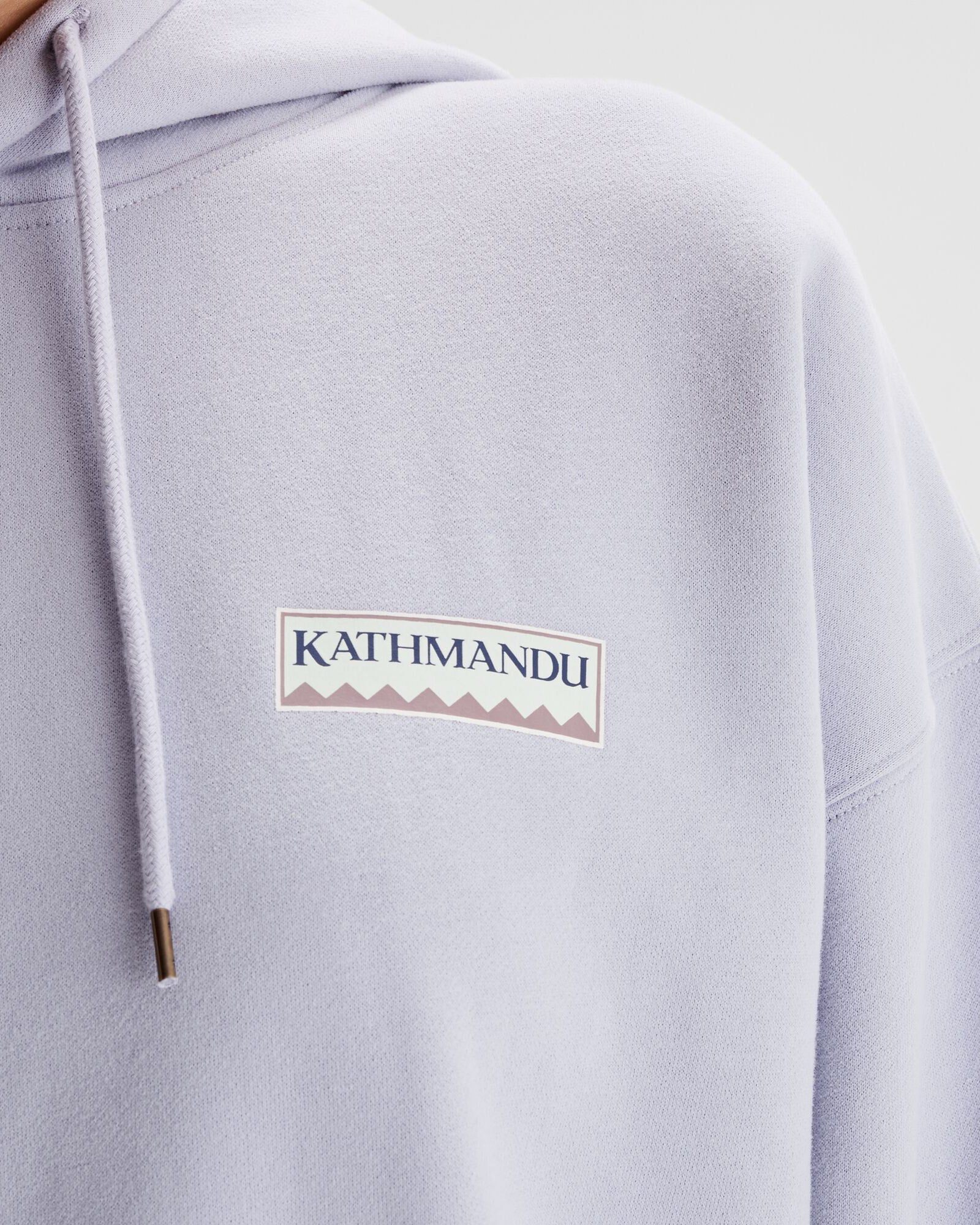 Women's Kathmandu Heritage Logo Slouchy Hoodie - Dusty Lilac - Image 5