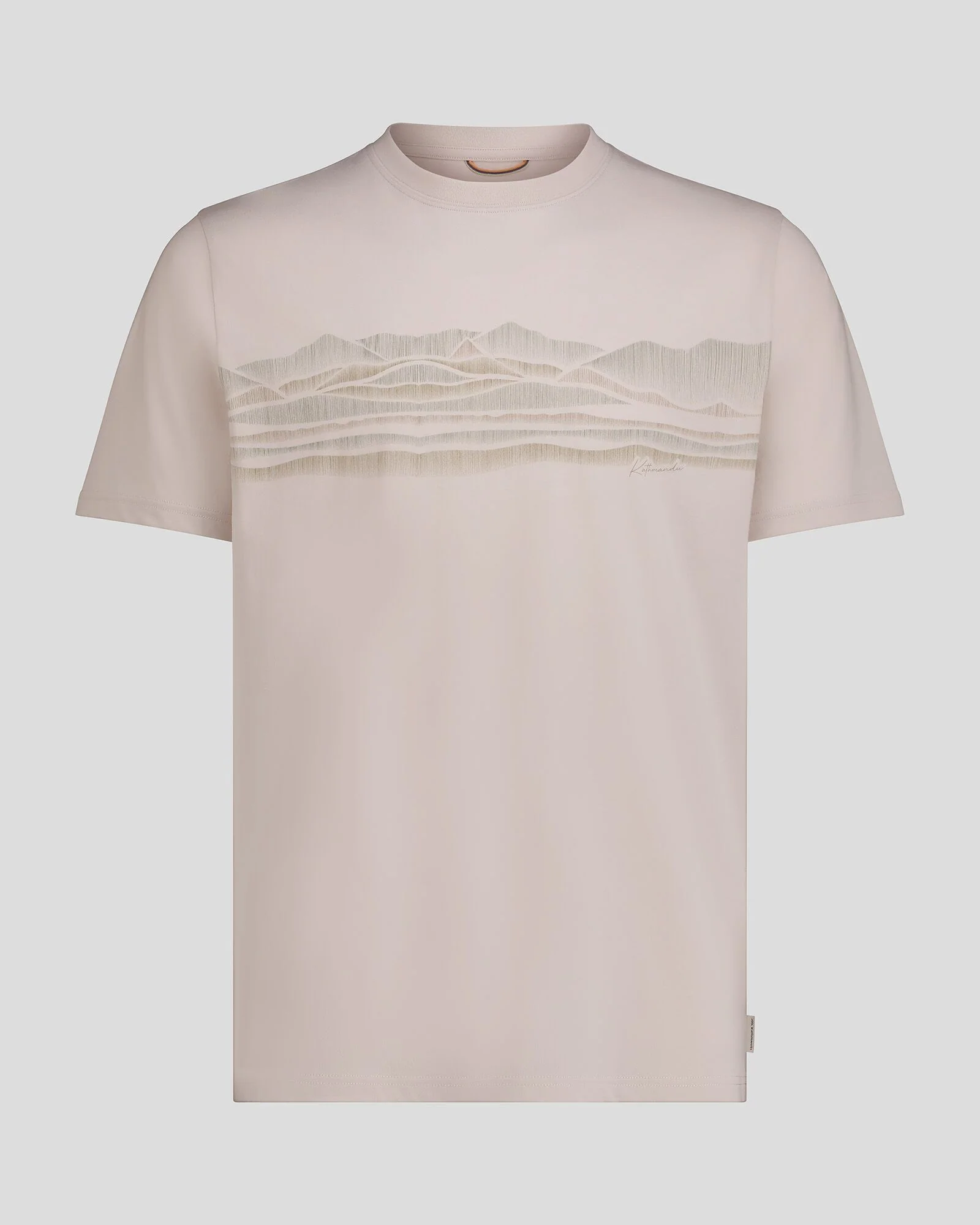 Men's Long White Cloud Organic Cotton T-shirt - Shroom - Image 3