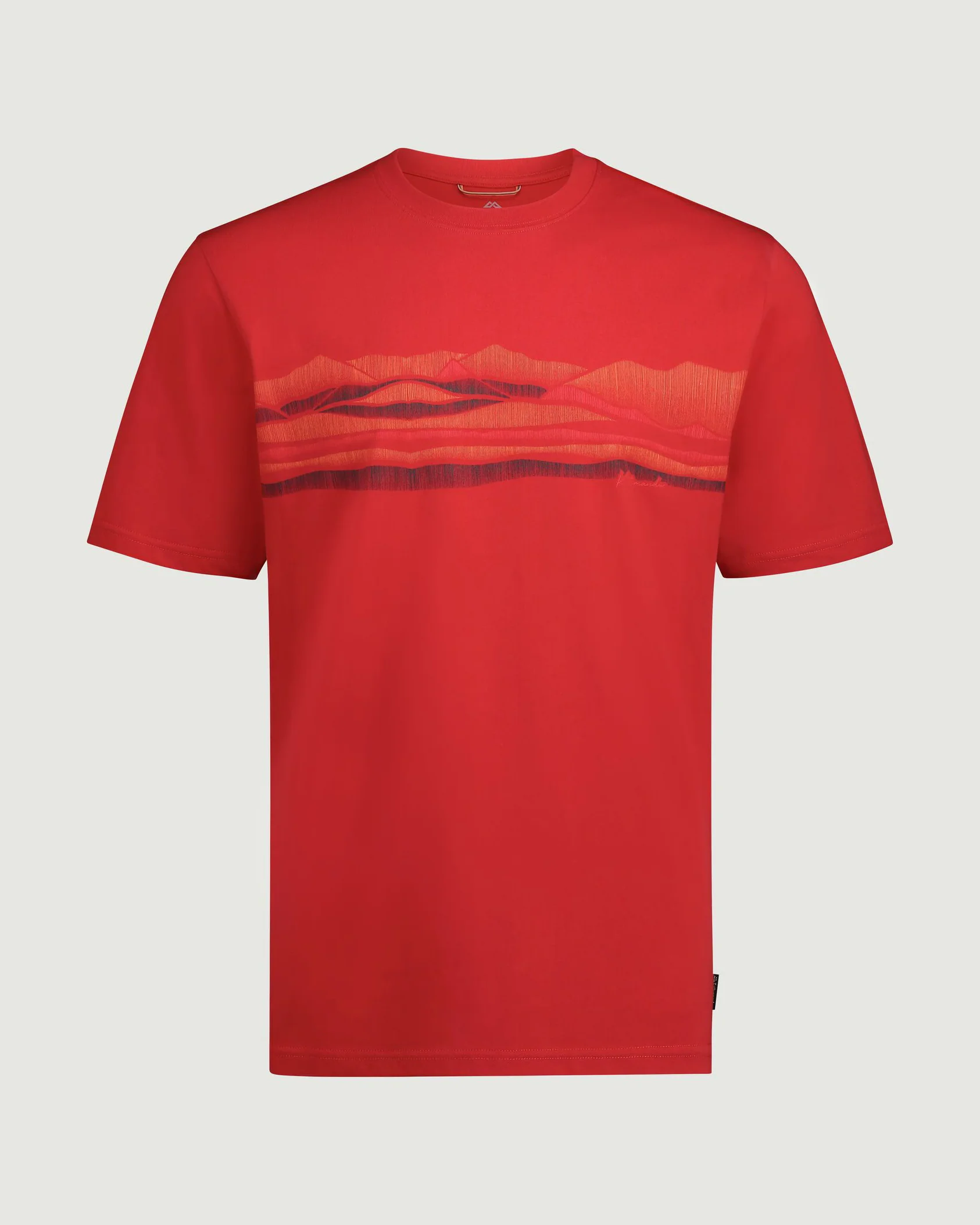 Men's Long White Cloud Organic Cotton T-shirt - Spicy Chilli Pepper - Image 6