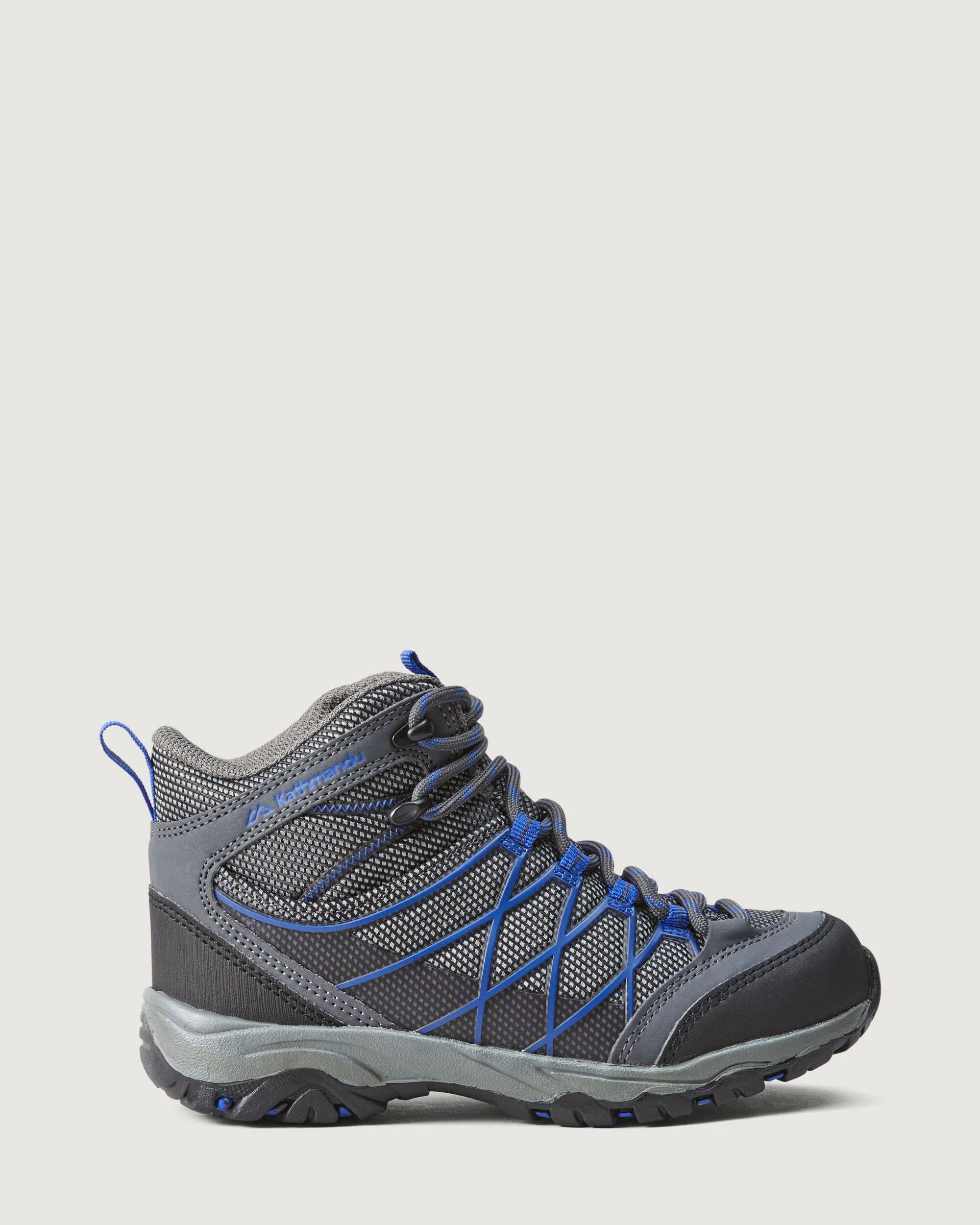 Messey Mid Kids' Unisex Boots v2 - Grey/Blue