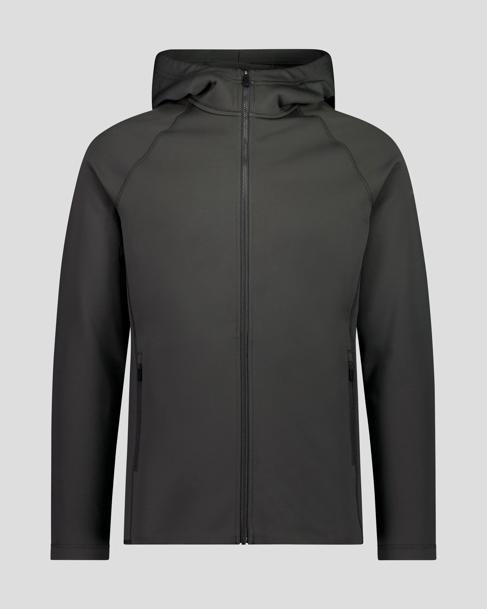 Men's Anytime Fleece Hooded Jacket - Washed Black - Image 5