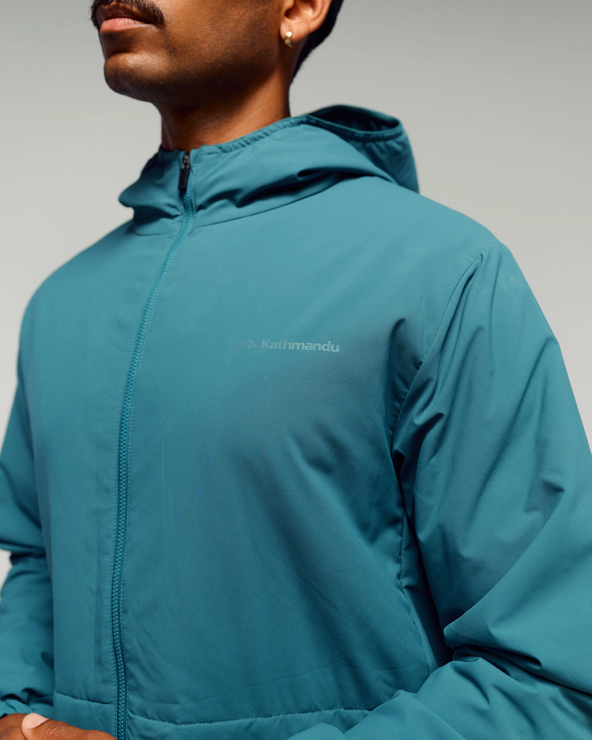 Men's Anytime LT Insulated Hooded Jacket - Ocean - Image 4