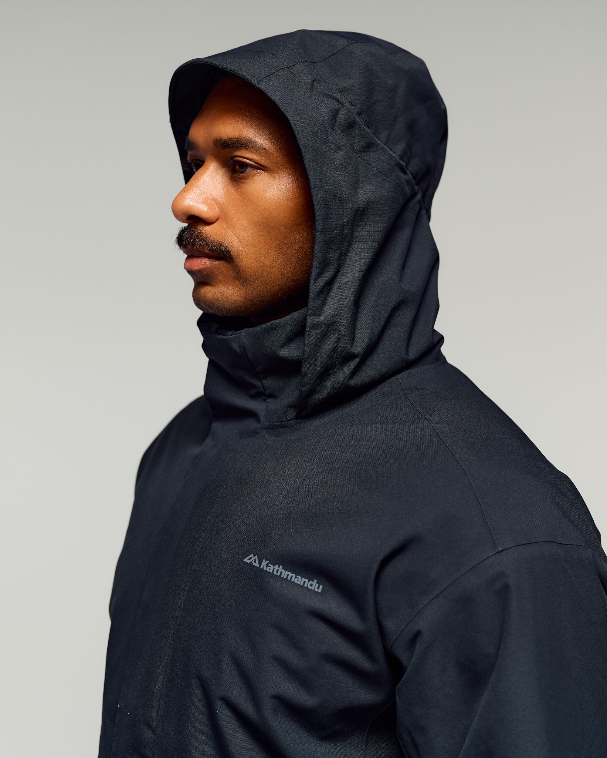 Men's Citytrek 2L Rain Insulated 3in1 Parka - Black Stingray - Image 5
