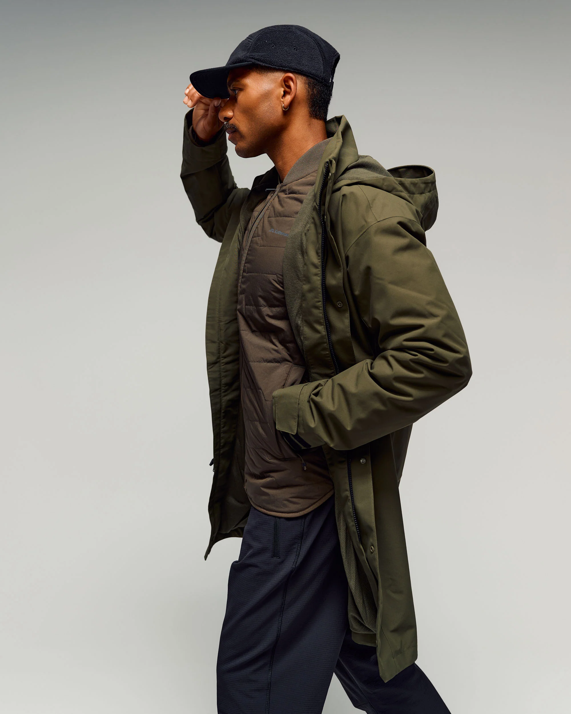 Men's Citytrek 2L Rain Insulated 3in1 Parka - Light Moss - Image 4