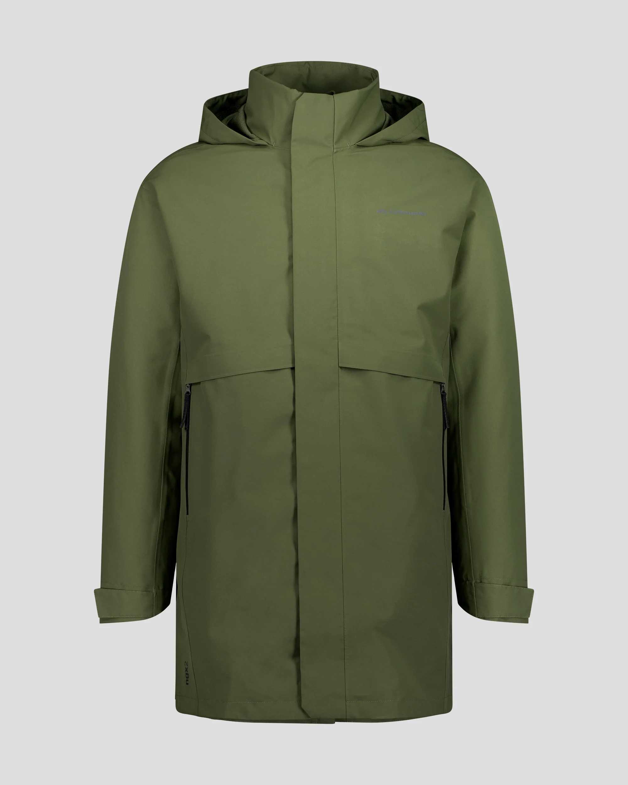 Men's Citytrek 2L Rain Insulated 3in1 Parka - Light Moss - Image 9