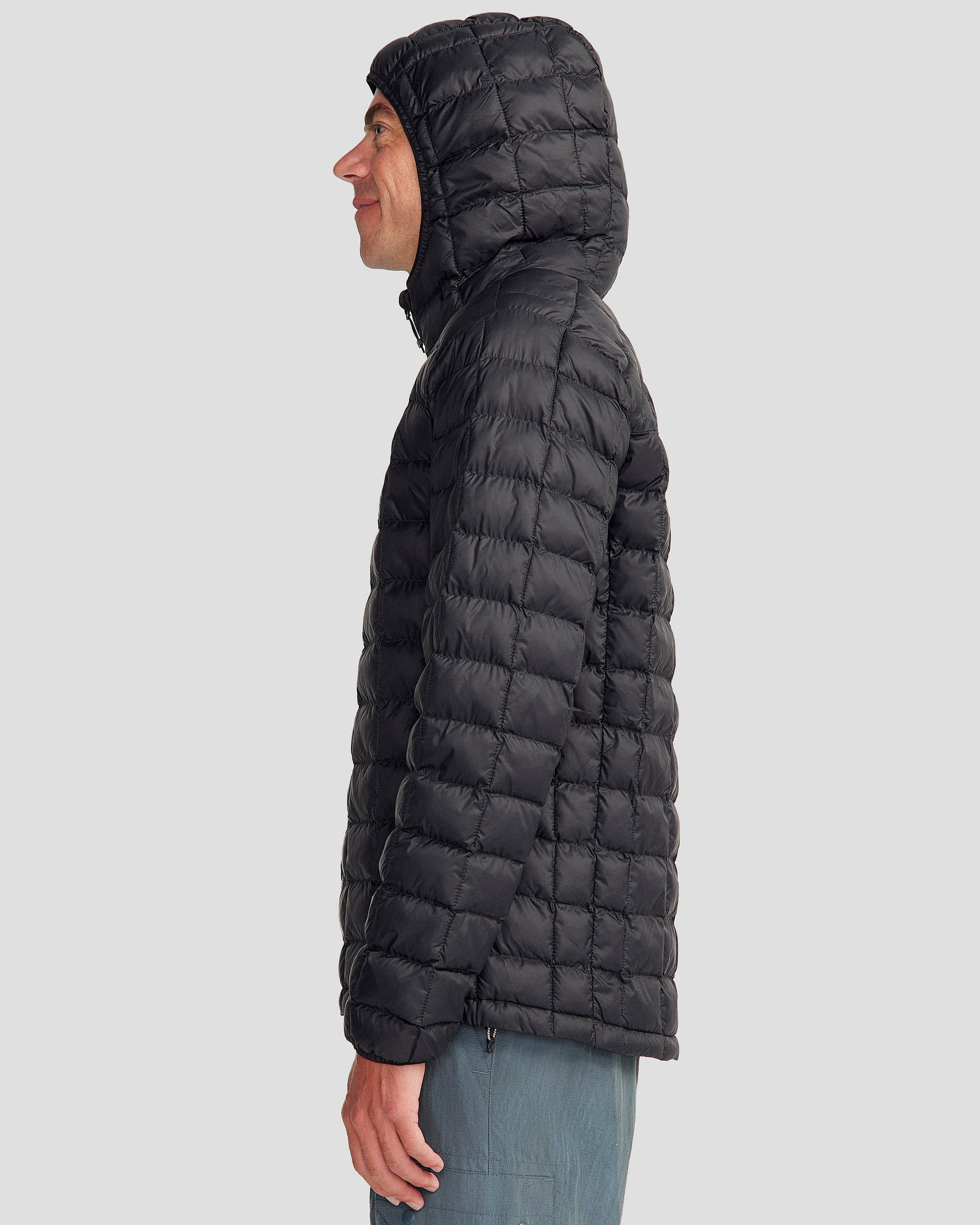 Men's Heli Insulated Hooded Jacket - Black Stingray - Image 3