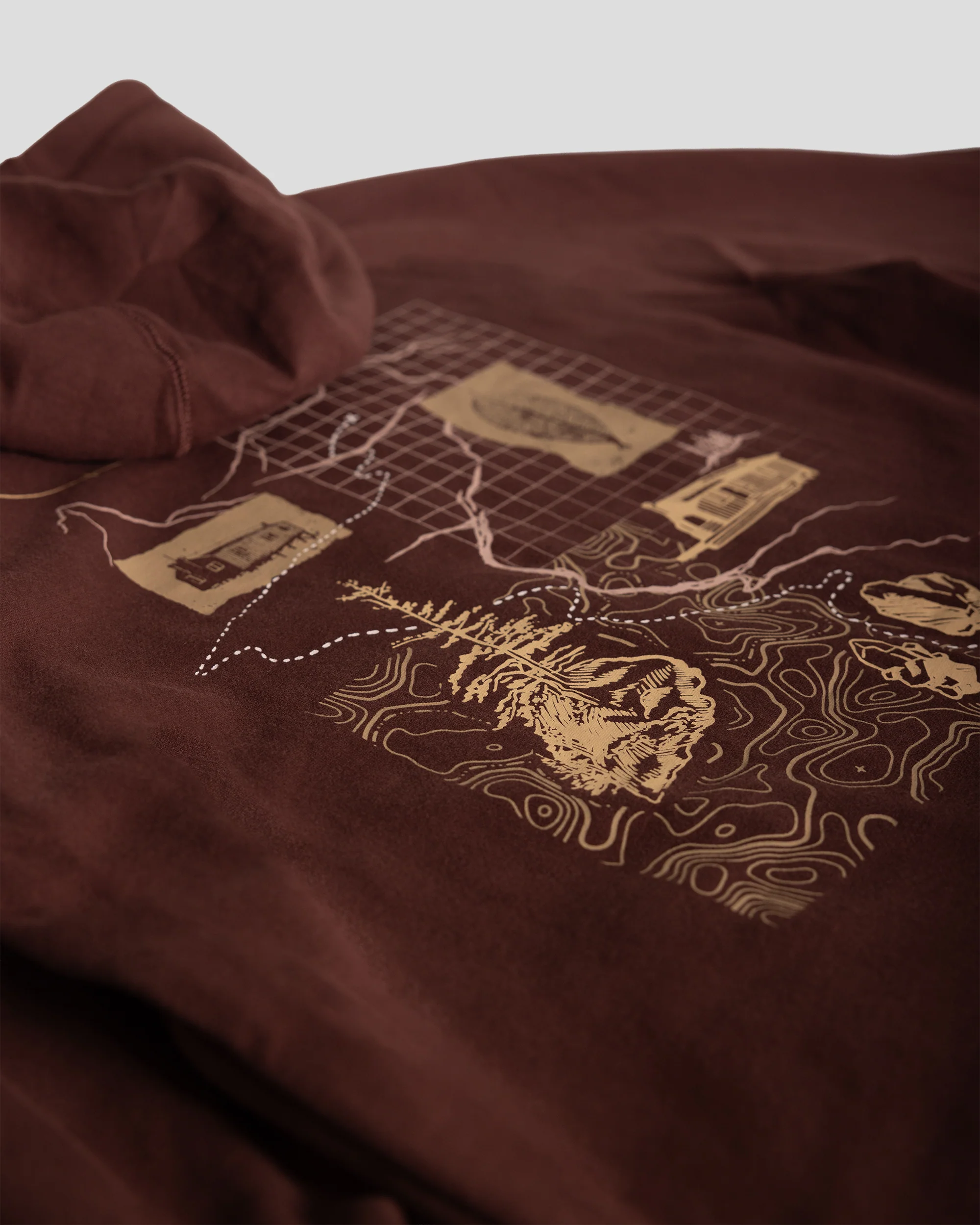 Men's On The Trail Hoodie - Cocoa - Image 2