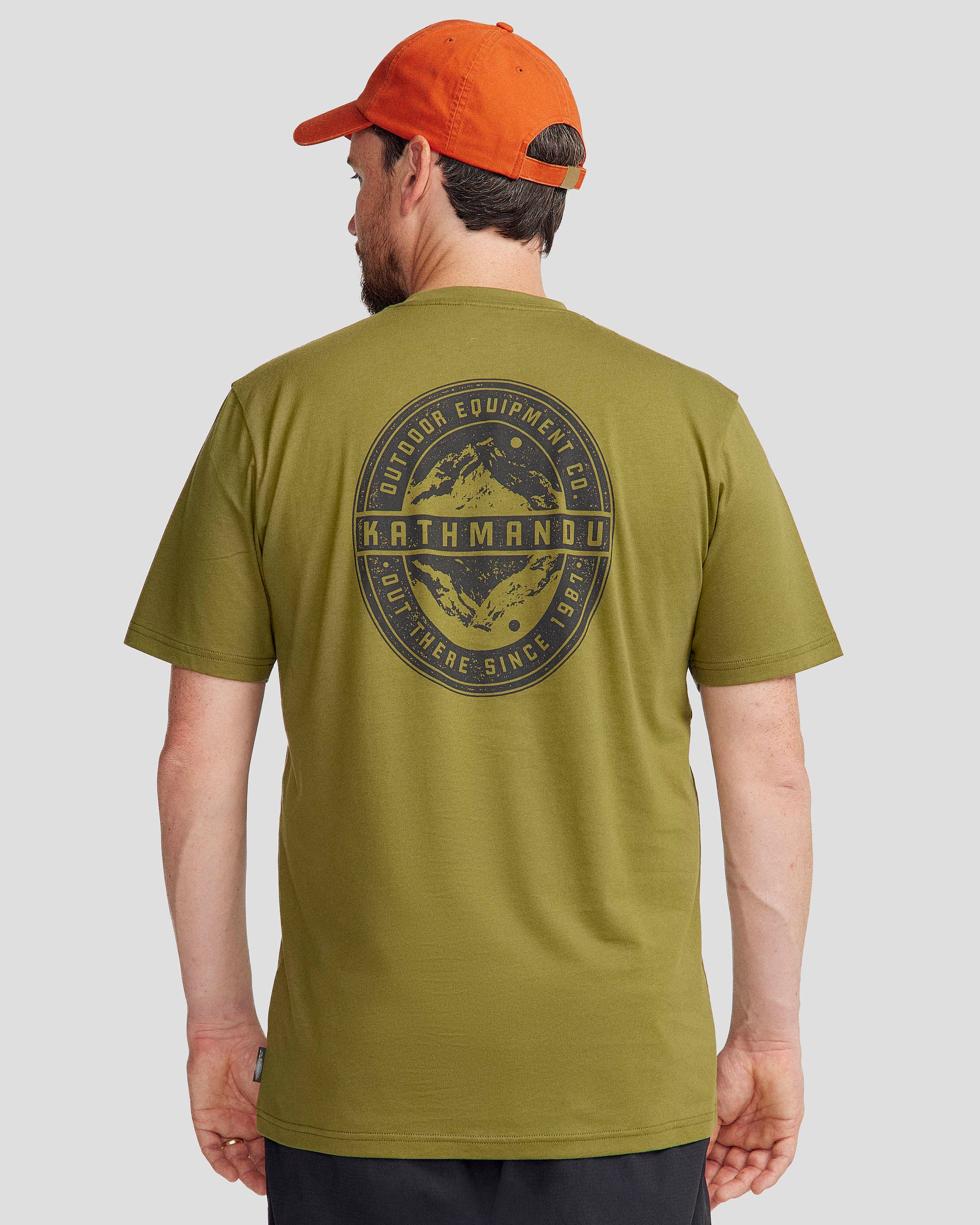 Men's Outdoor Equipment Co Organic Cotton T-shirt - Dark Fern