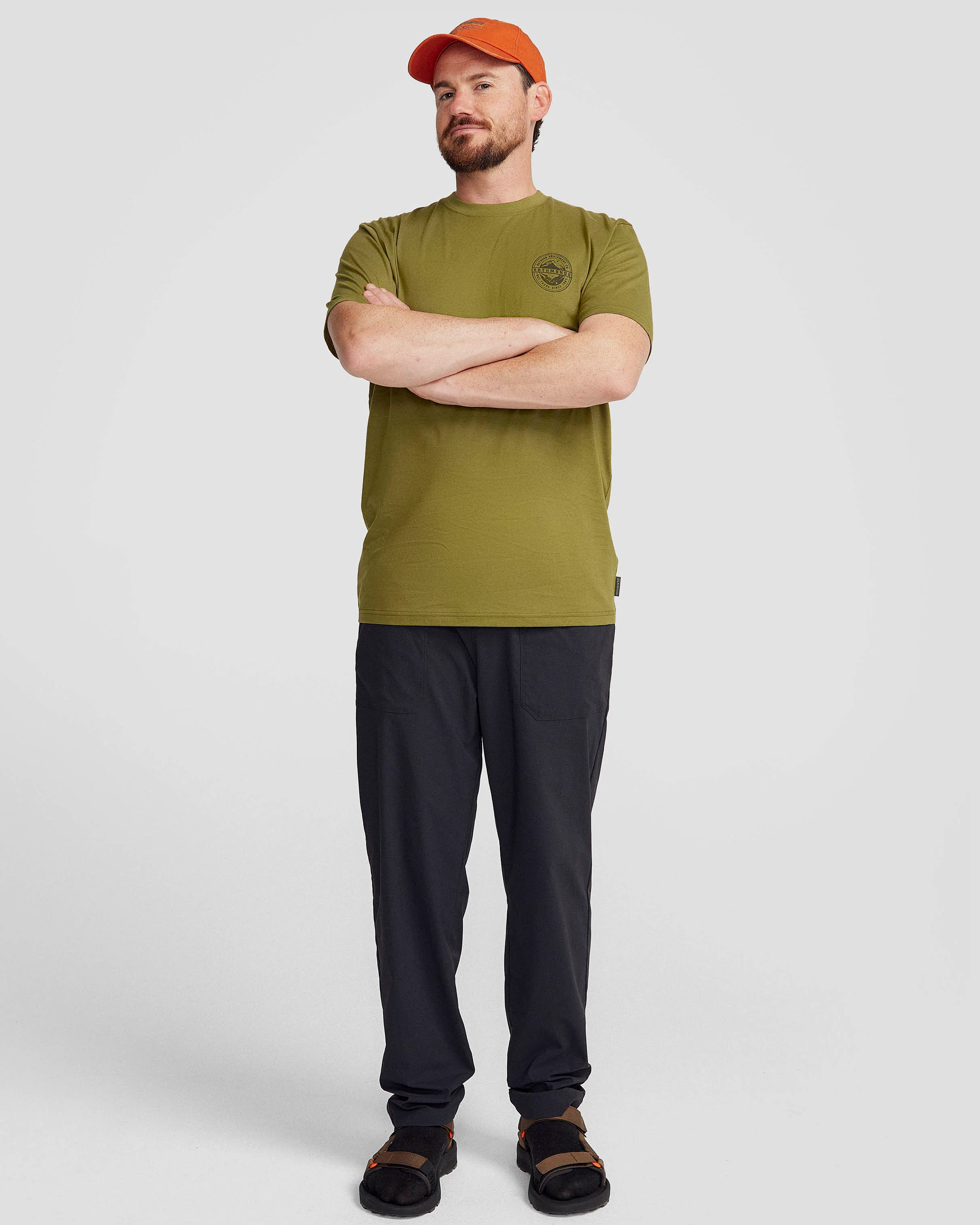 Men's Outdoor Equipment Co Organic Cotton T-shirt - Dark Fern - Image 2