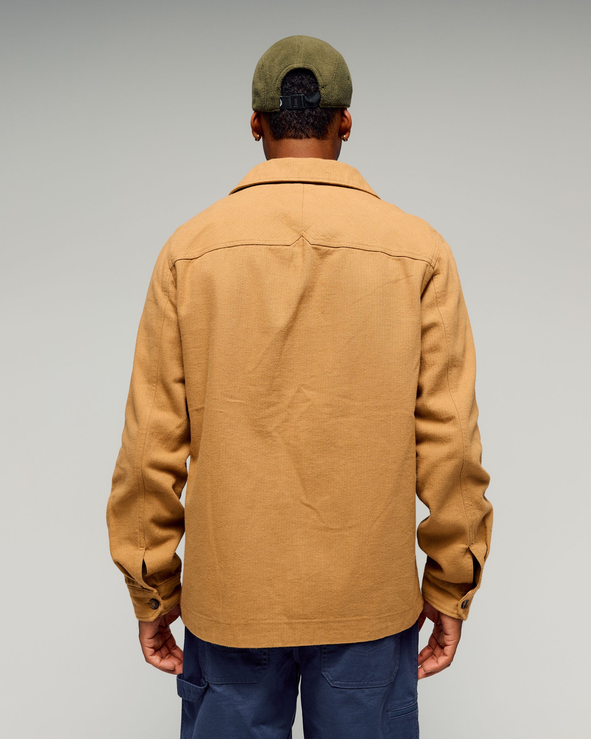 Men's Retreat Huntly Long Sleeve Overshirt - Canvas - Image 3