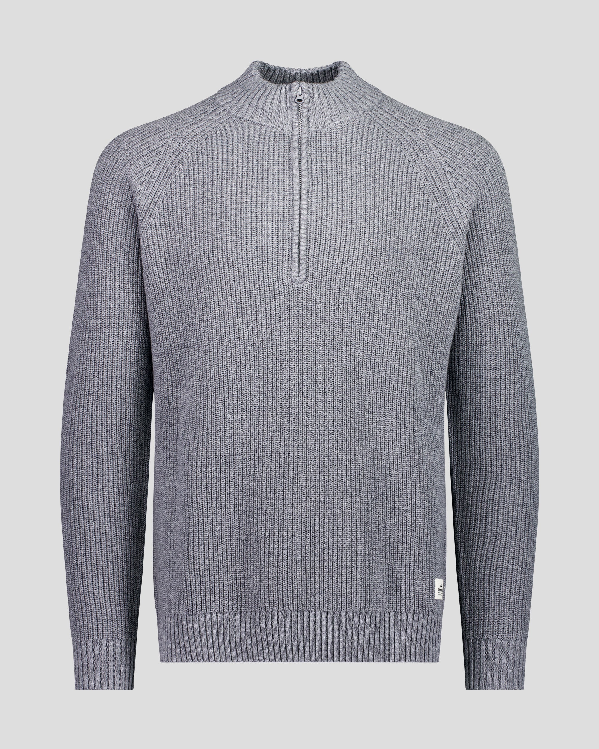 Men's Retreat Merino Blend 1/4 Zip Pullover - Basalt - Image 5
