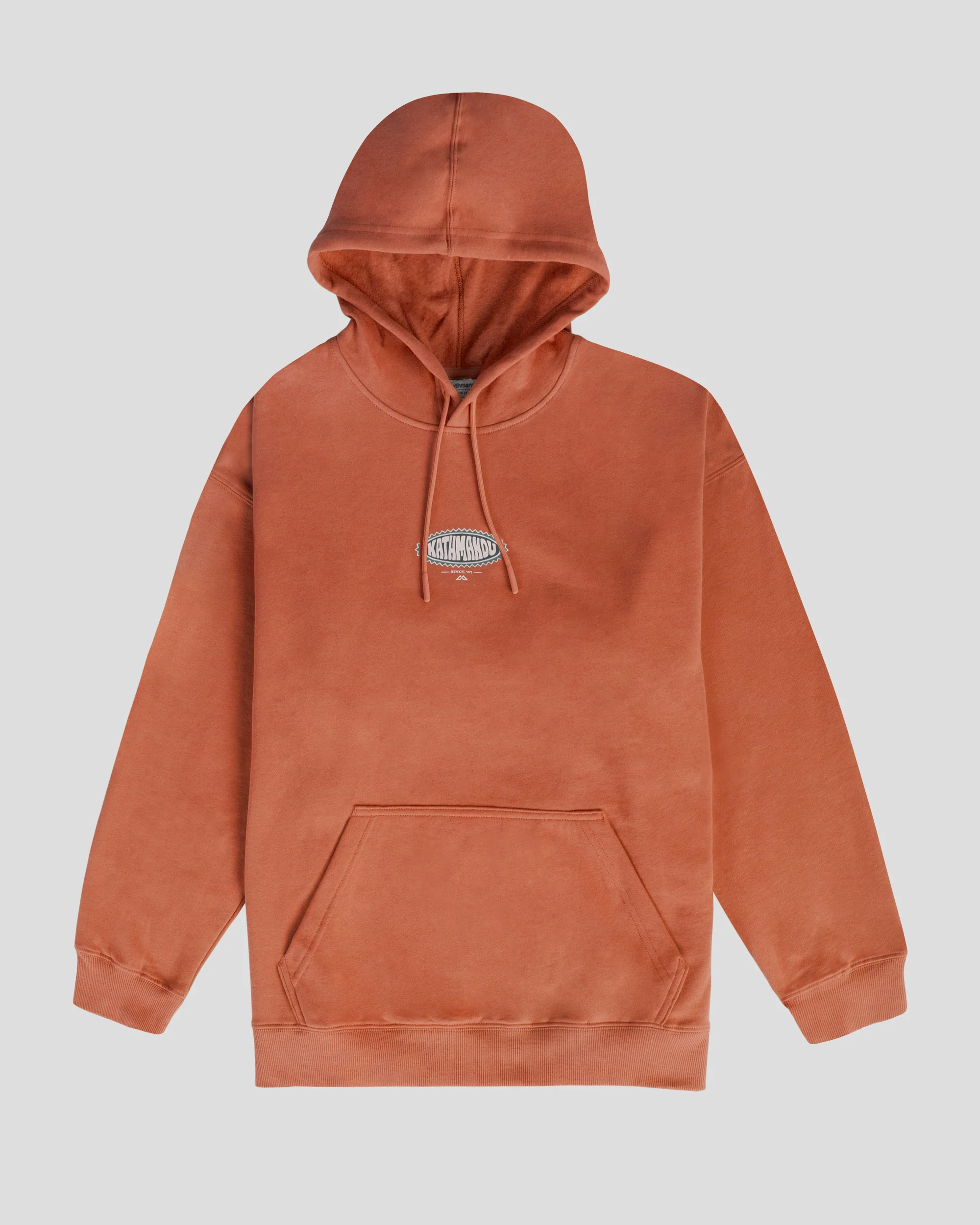 Men’s Retro Badge Hoodie  -  Copper