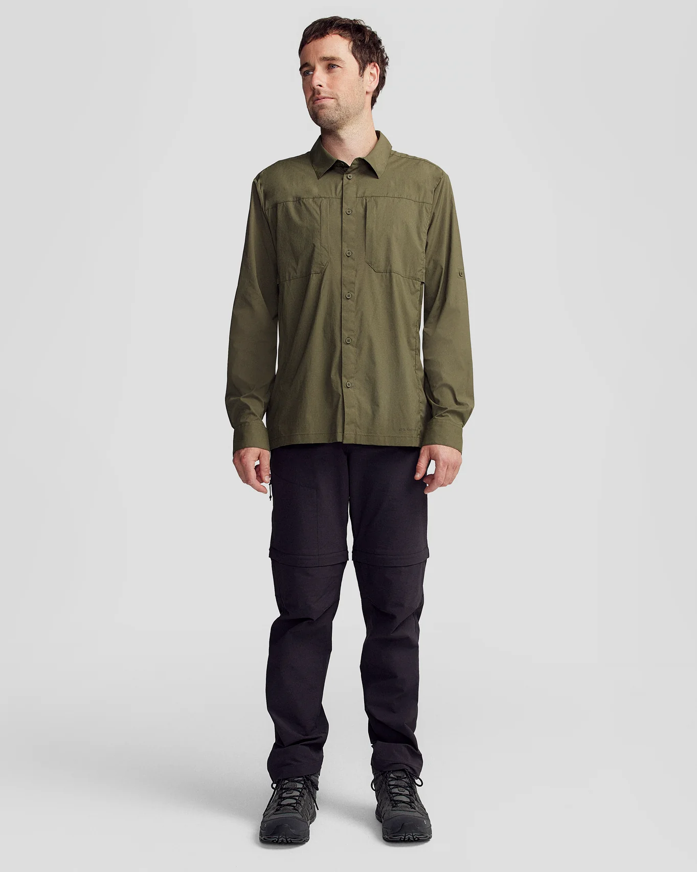 Men’s Ridge Convertible Pants - Black Stingray
