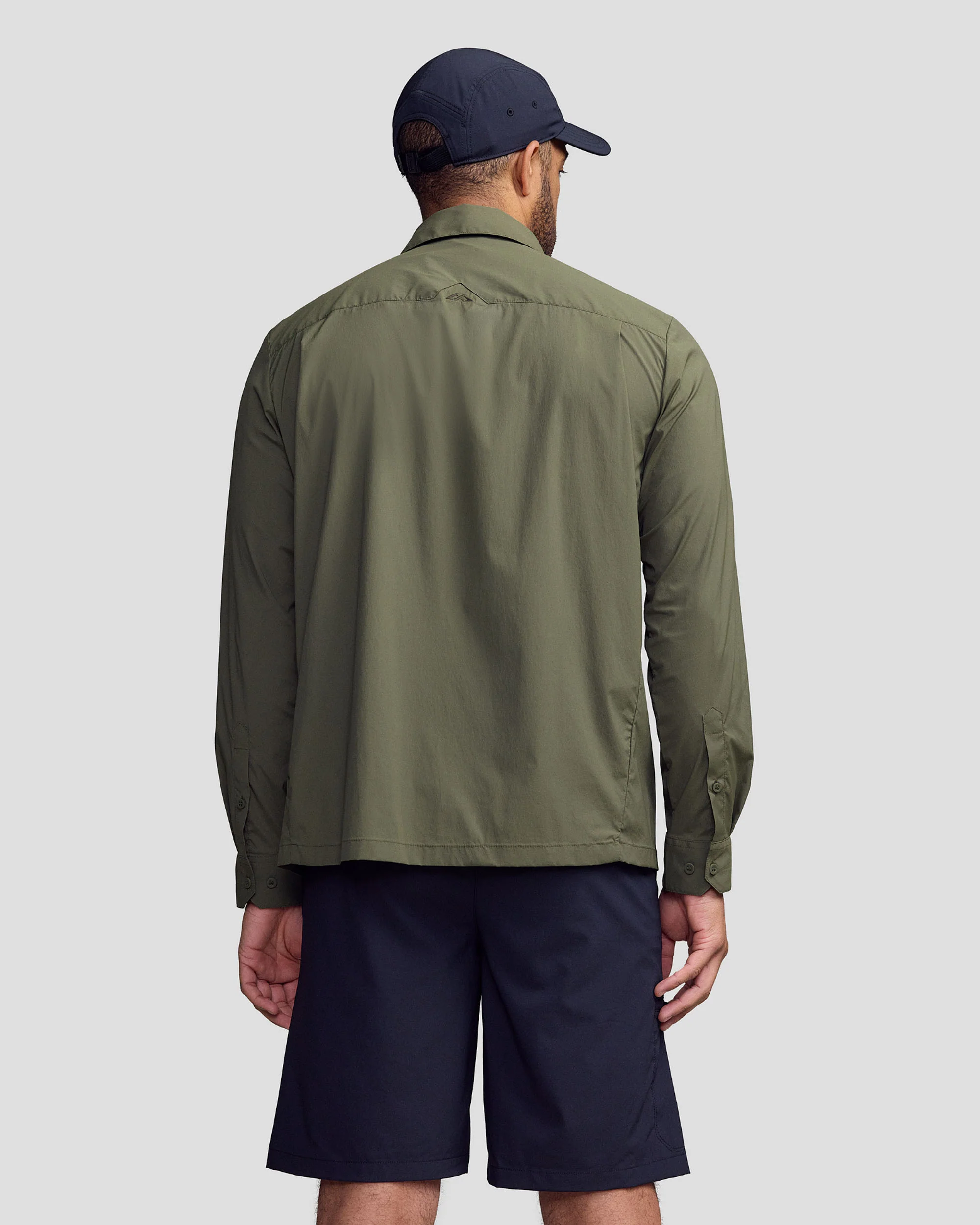 Men’s Ridge UPF Long Sleeve Shirt - Light Moss - Image 4