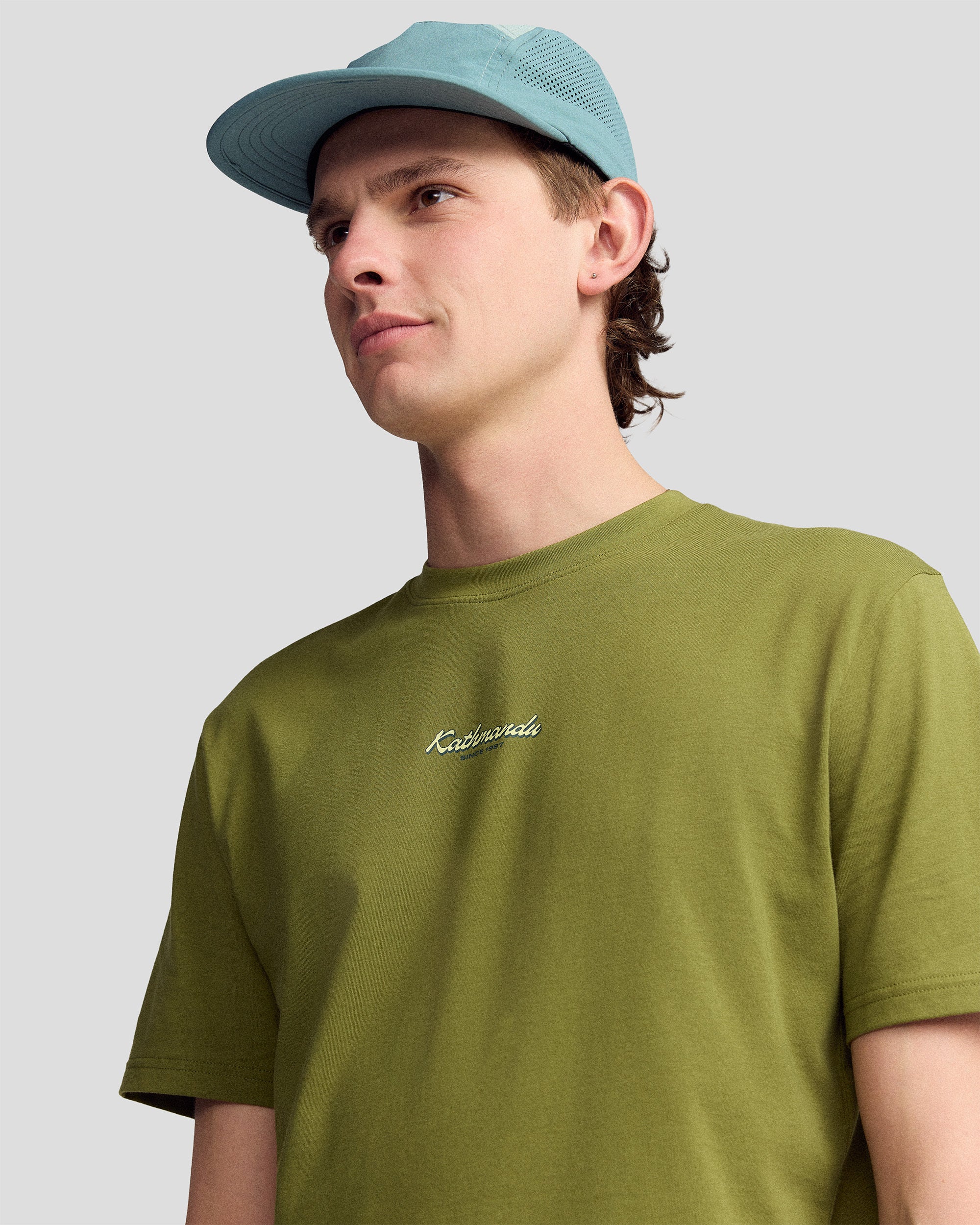 Men’s River Organic Cotton T-shirt - Dark Fern - Image 6