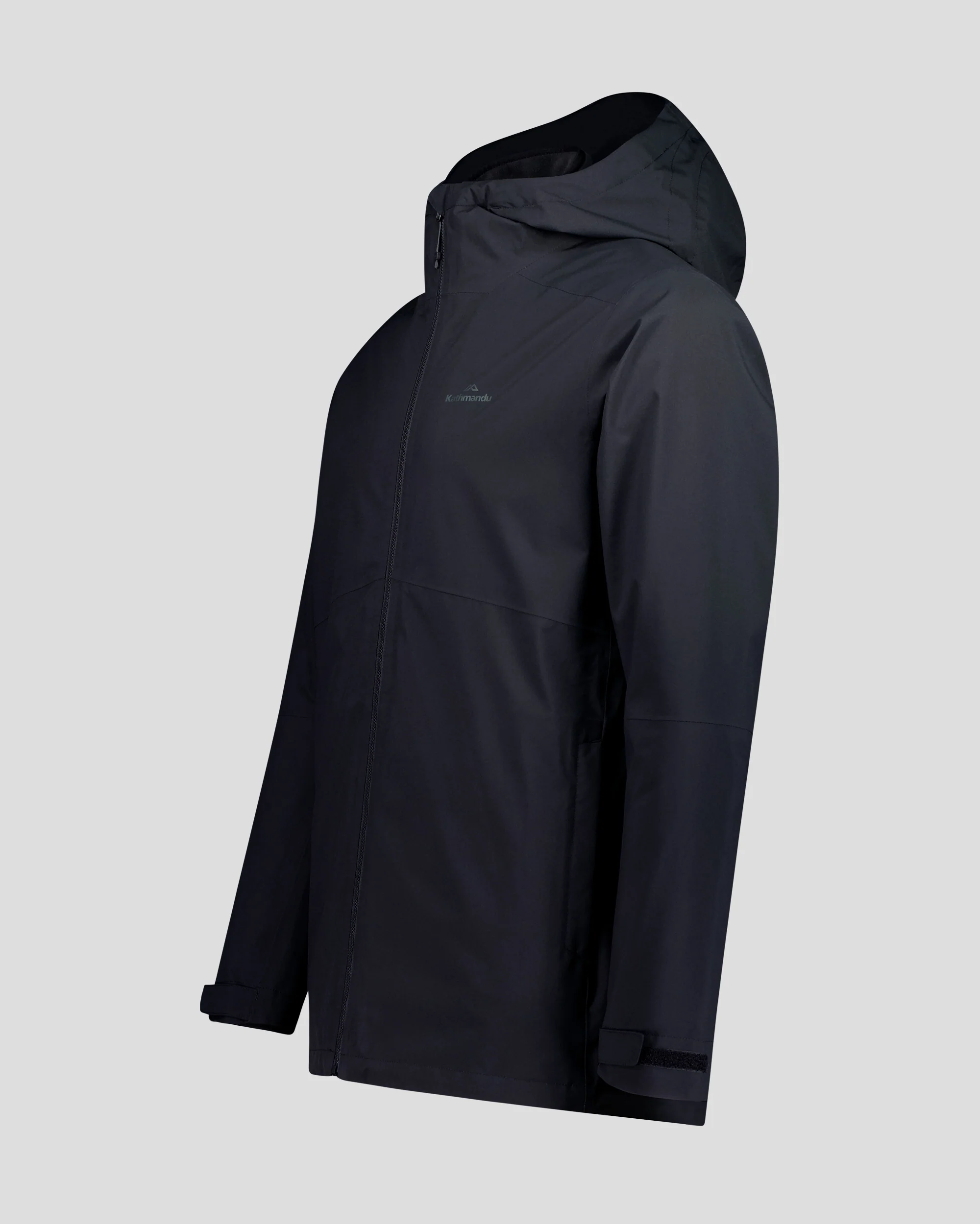 Men's Trailhead 3in1 Rain Hooded Jacket - Black Stingray - Image 8