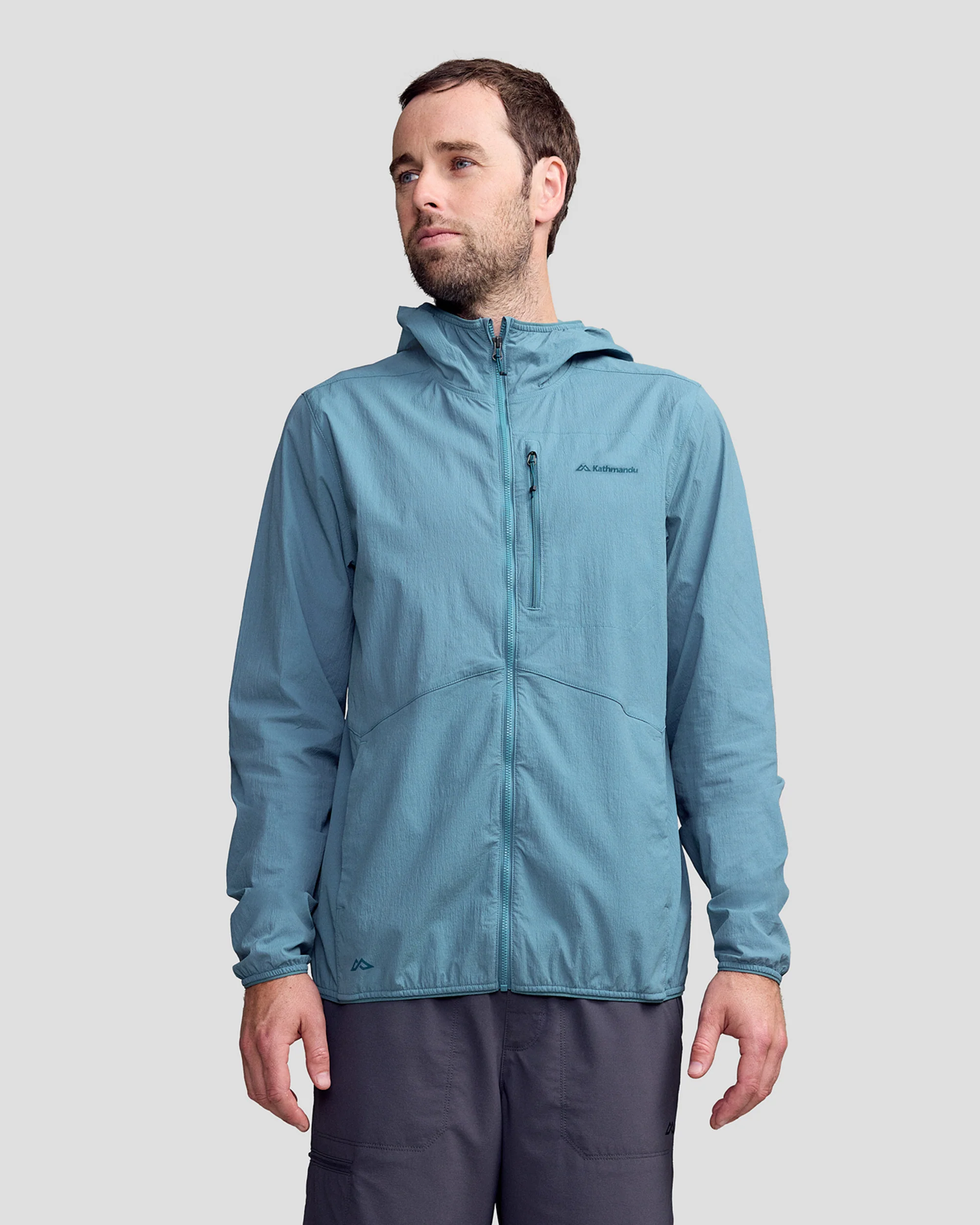 Men’s Trailhead Windbreaker - Washed Blue