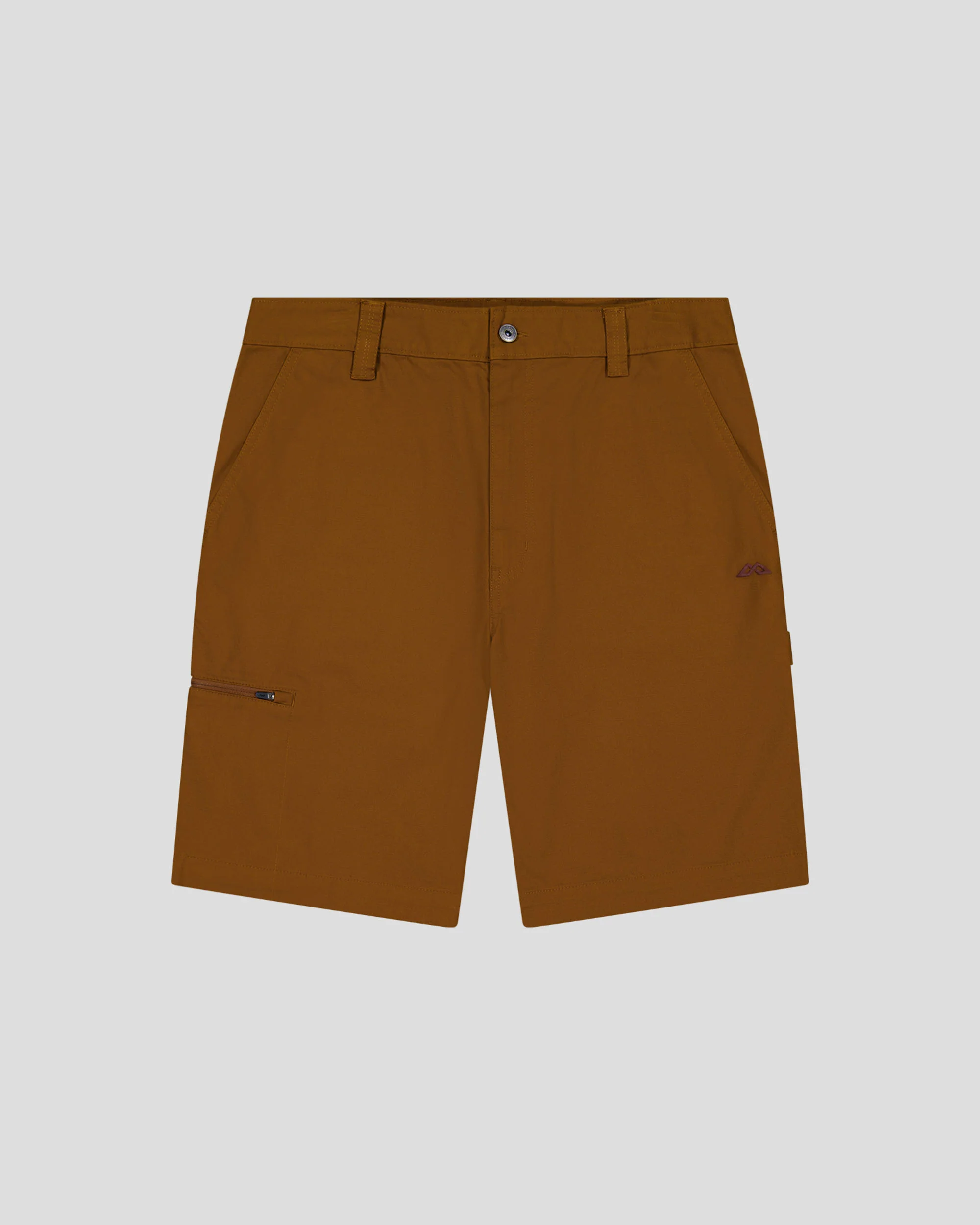 Men’s Weekend Cotton Shorts - Bark - Image 6
