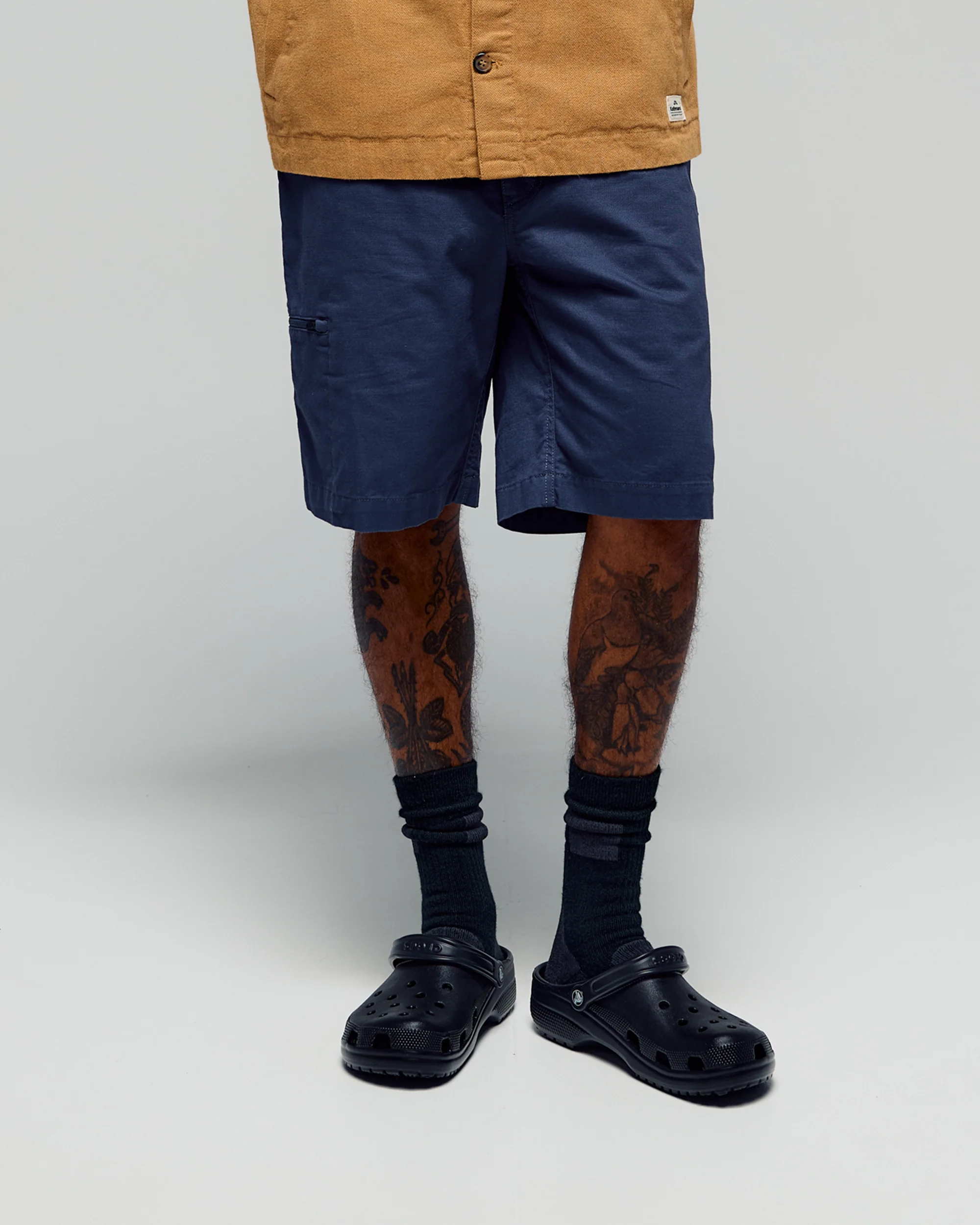 Men’s Weekend Cotton Shorts - Mid Navy