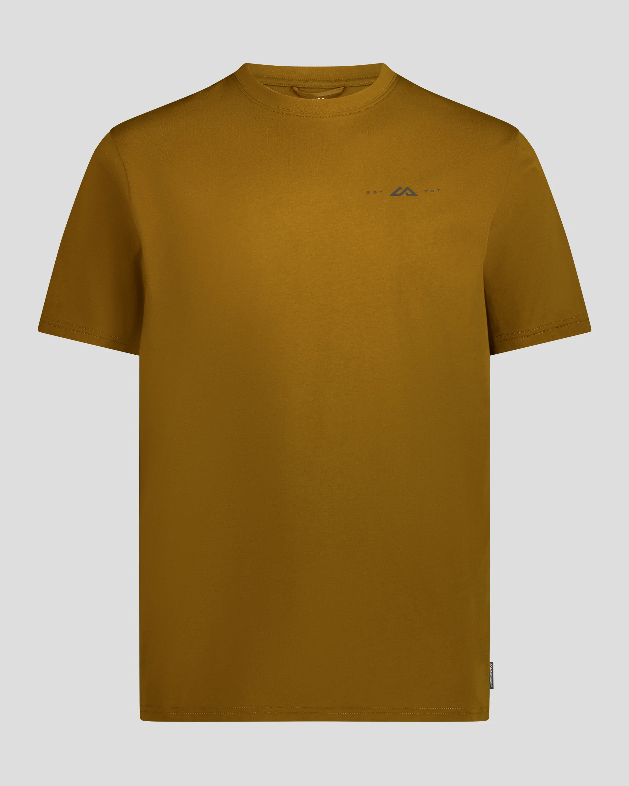 Men's Mountain Rays Organic Cotton T-Shirt - Bark