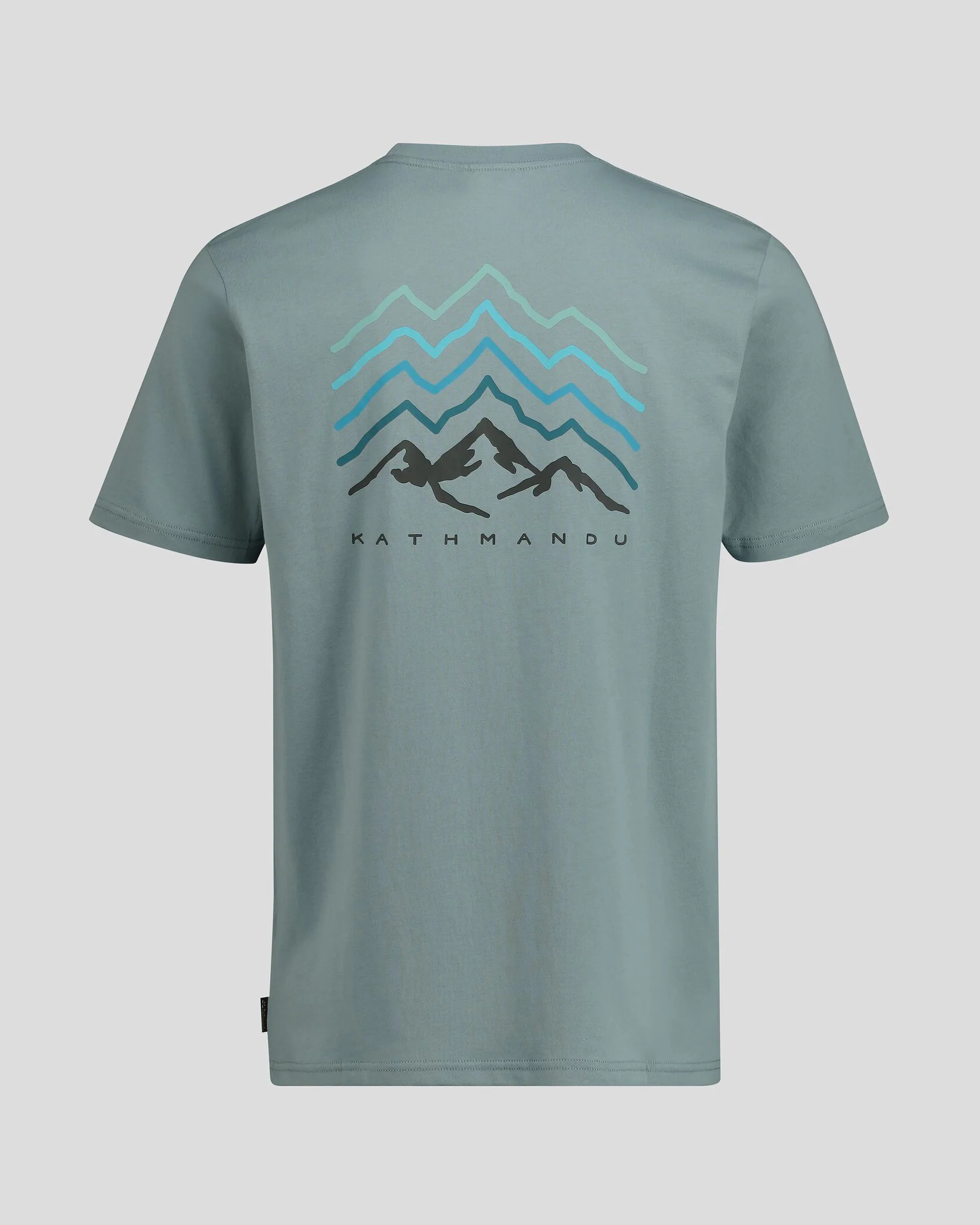 Men's Mountain Rays Organic Cotton T-shirt - Vapor - Image 4
