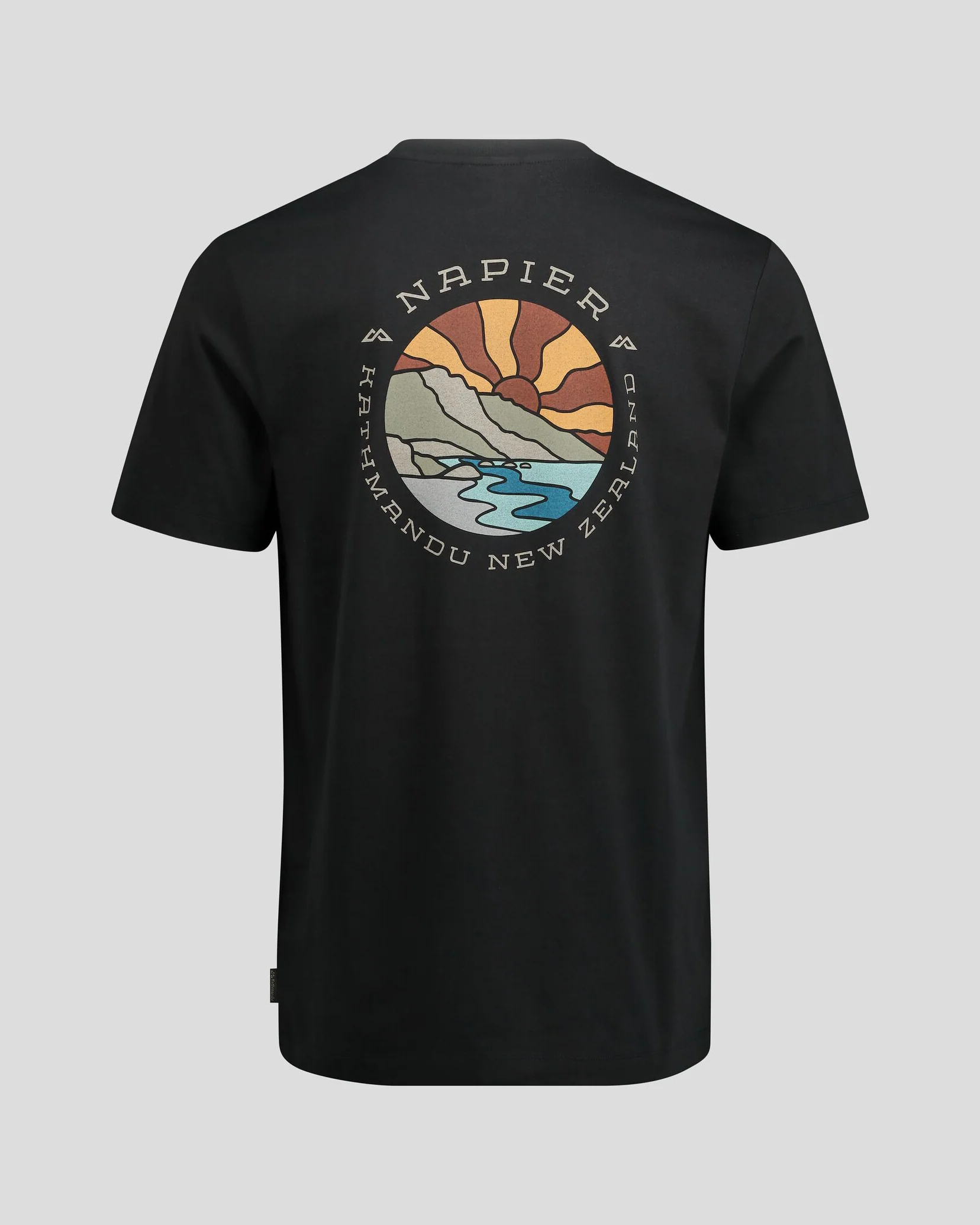 Napier Organic Cotton S/S Tee - Black - Image 2