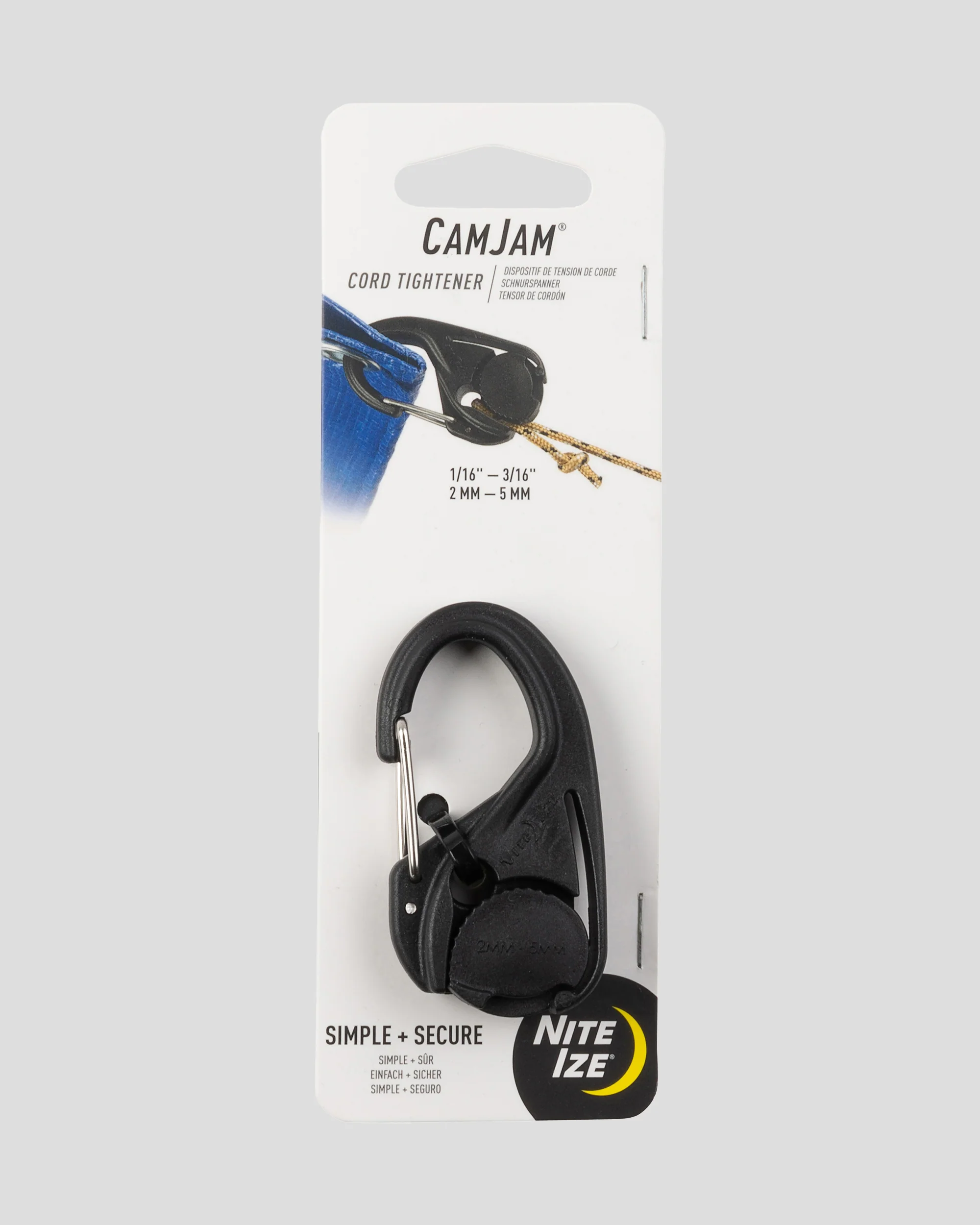 Nite Ize CamJam® Cord Tightener - Black - Image 2
