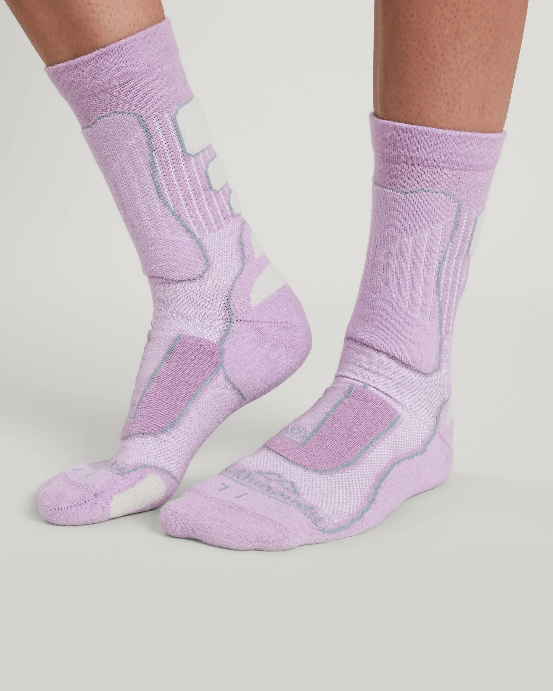 NuYarn Ergonomic Hiking Socks - Lupin Field - Image 2