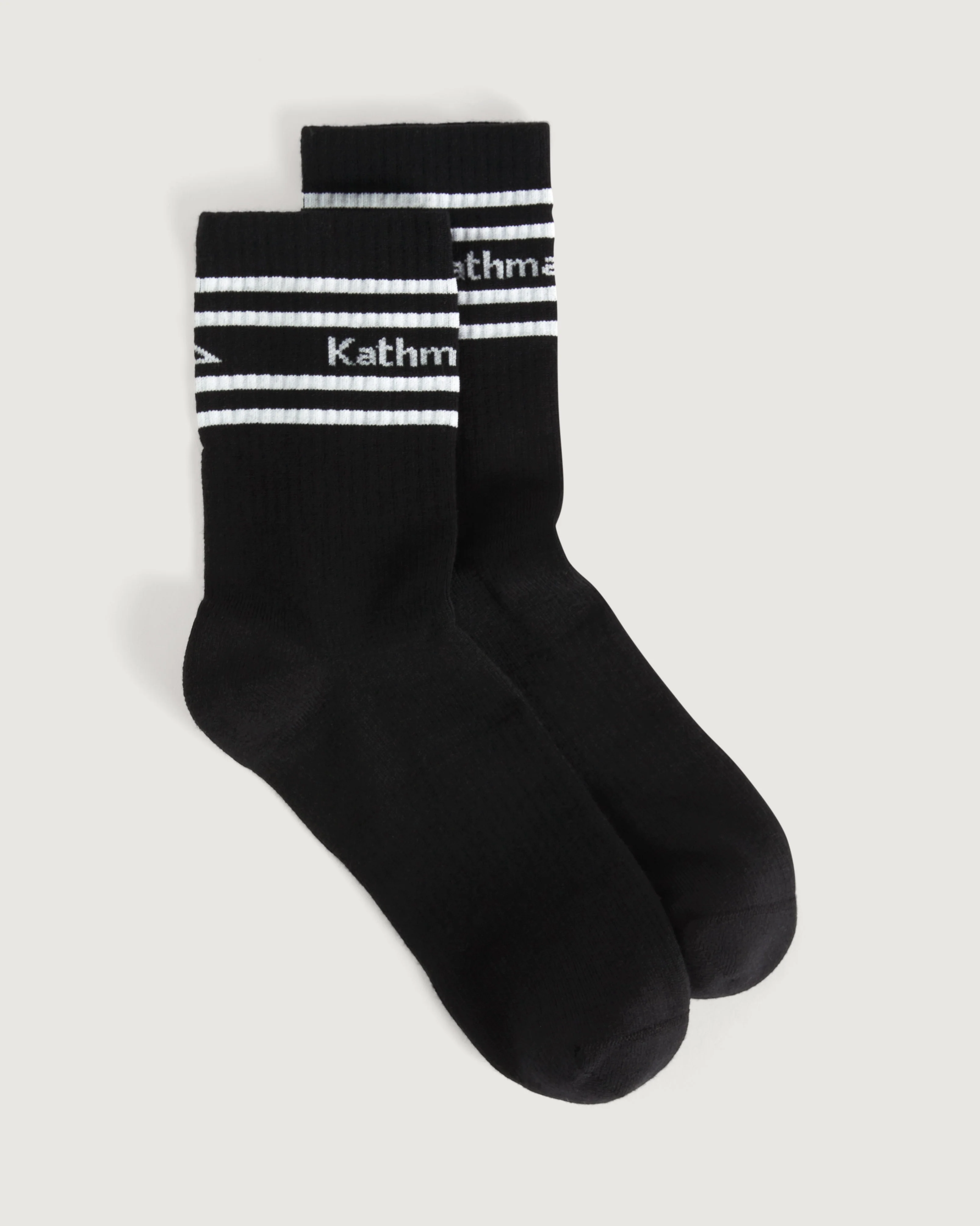 NuYarn Unisex Tube Socks - Black - Image 3