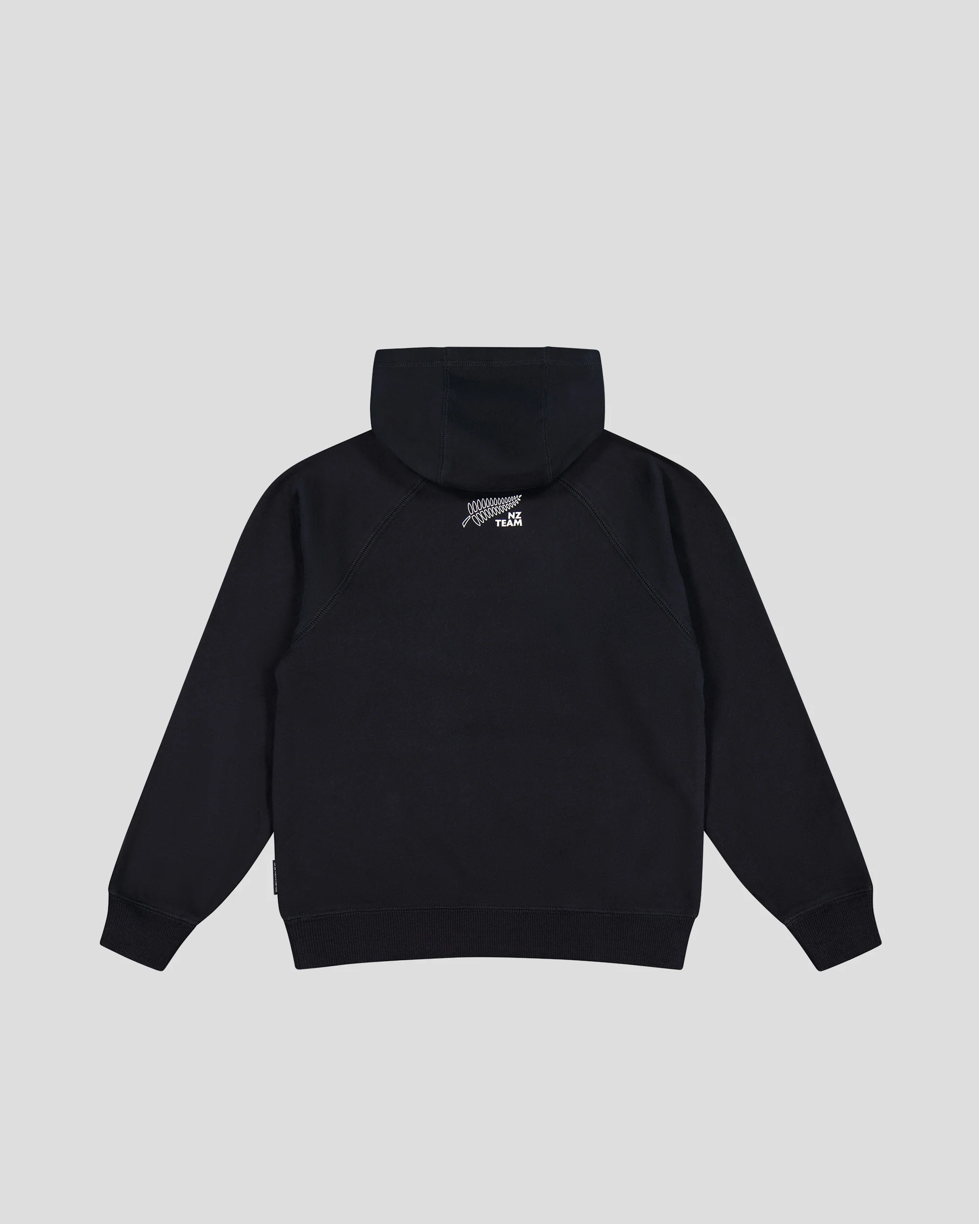 Kids Heritage Logo Hoodie - SPT Black | New Zealand Team Supporters Collection - Image 2