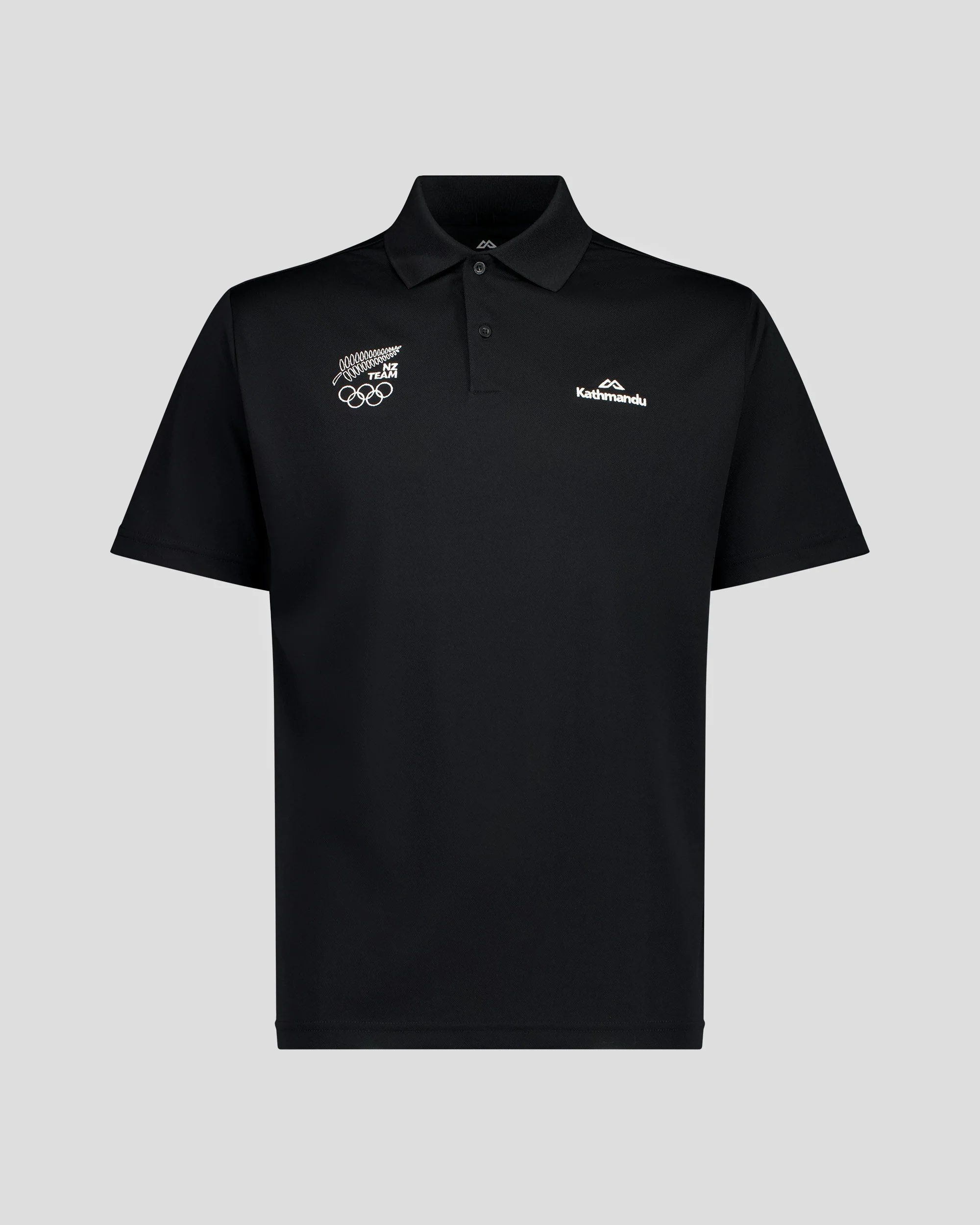 Men's Vanua Polo - SPT Black | New Zealand Team Supporters Collection - Image 5