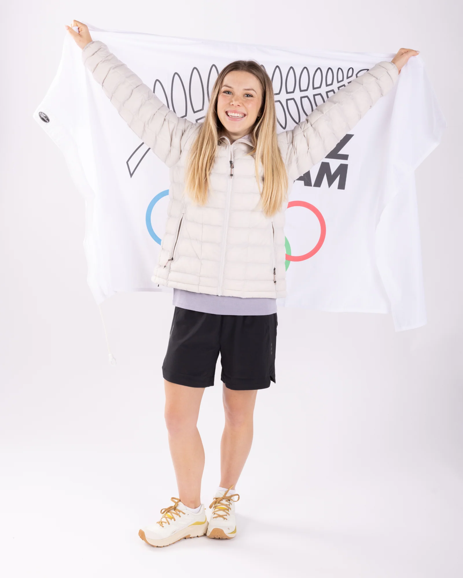 Women's Heli Insulated Jacket - Shroom | New Zealand Team Supporters Collection - Image 4