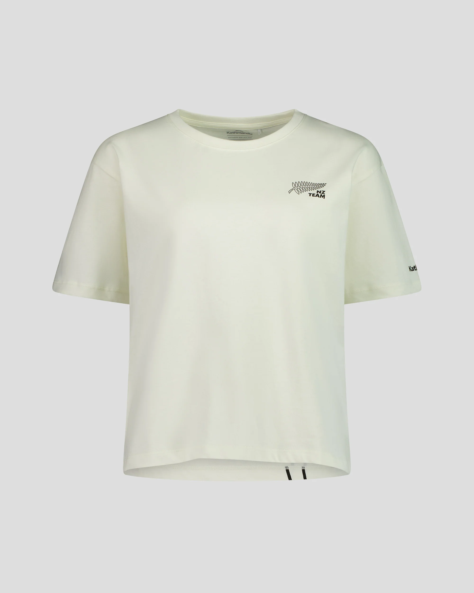 Women's Relaxed T-Shirt - SPT Natural | New Zealand Team Supporters Collection - Image 4