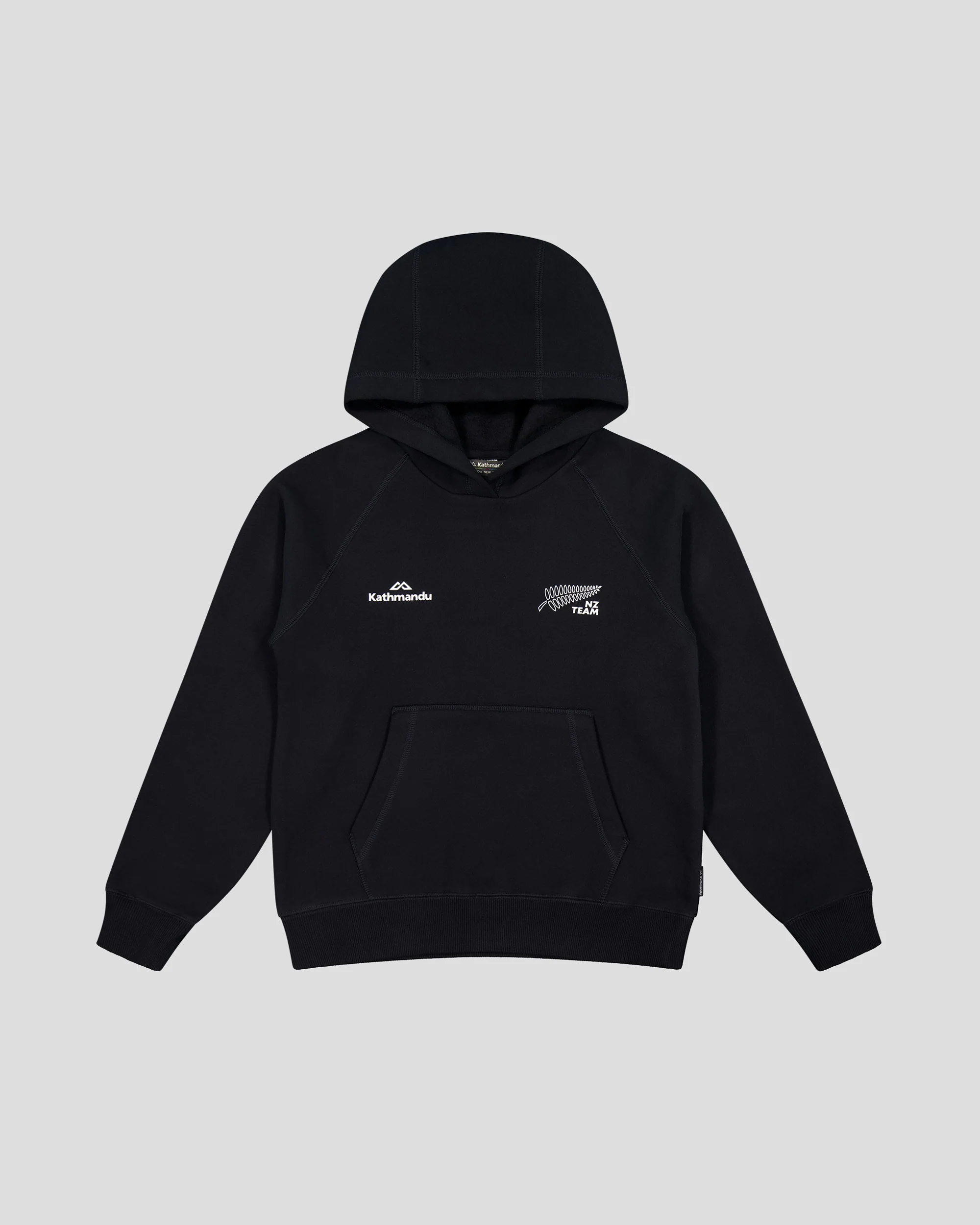 Youth Heritage Logo Hoodie - SPT Black | New Zealand Team Supporters Collection