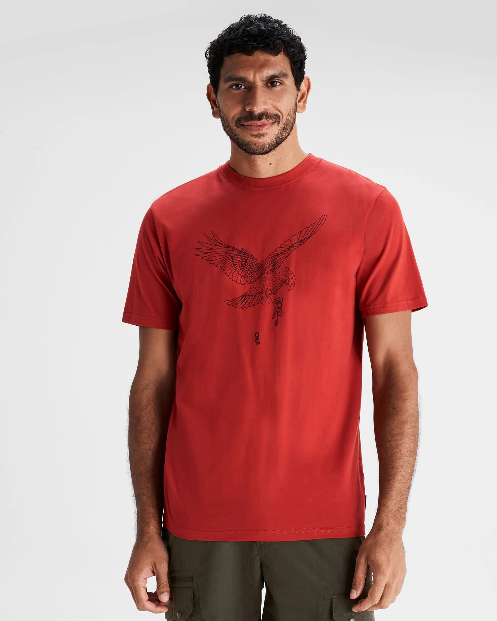Men's O.Smither Kea Organic Cotton T-shirt - Spicy Chilli Pepper