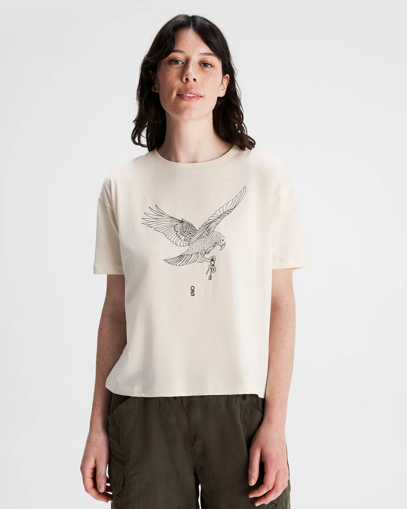 Women's O.Smither Organic Cotton T-shirt - Natural