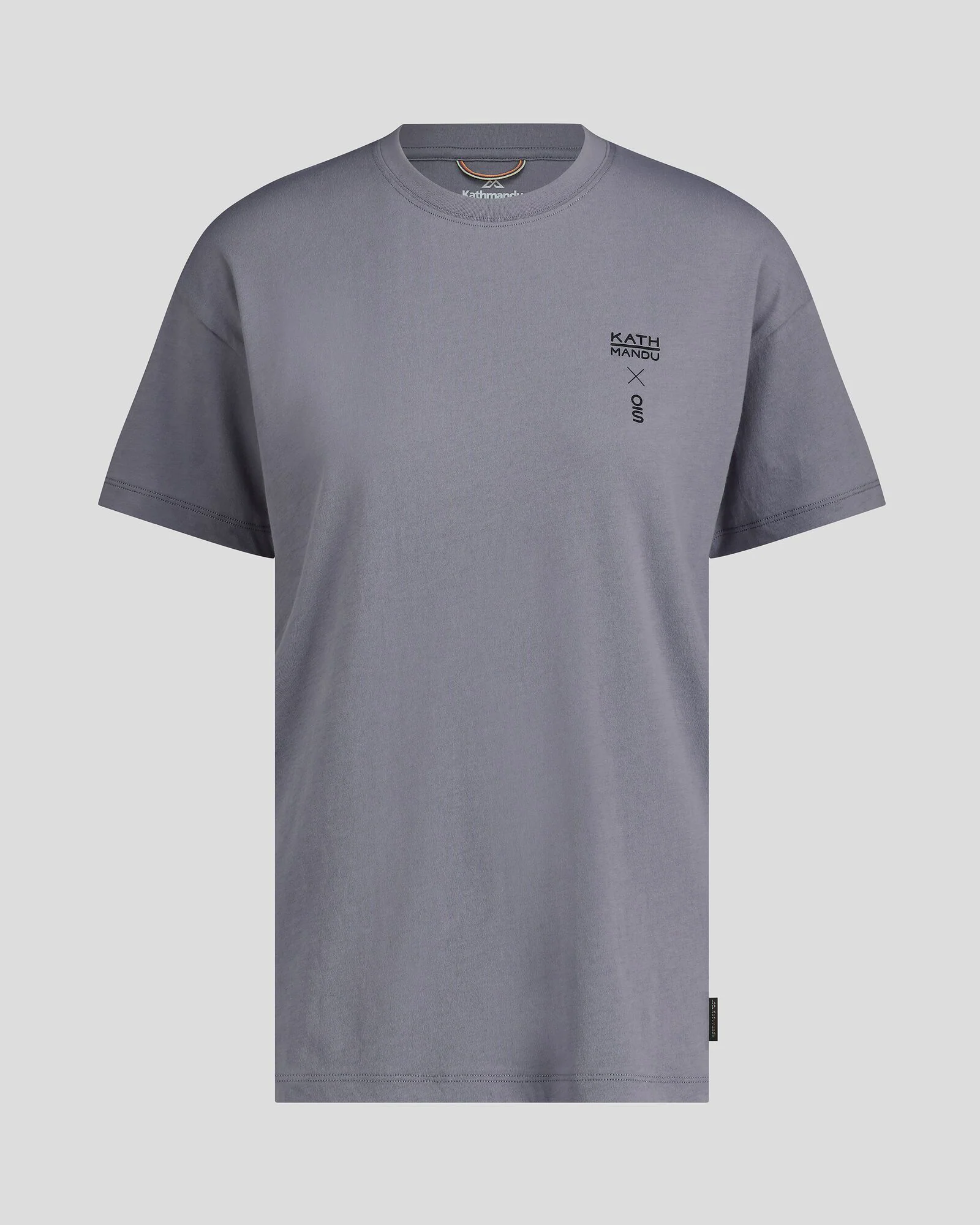 Women's O.Smither Lines Organic Cotton T-shirt - Dark Haze - Image 4