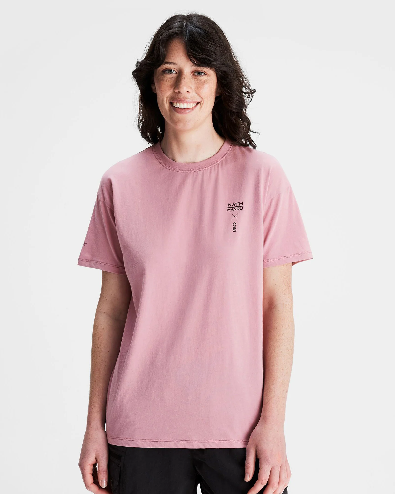 Women's O.Smither Lines Organic Cotton T-shirt - Orchid