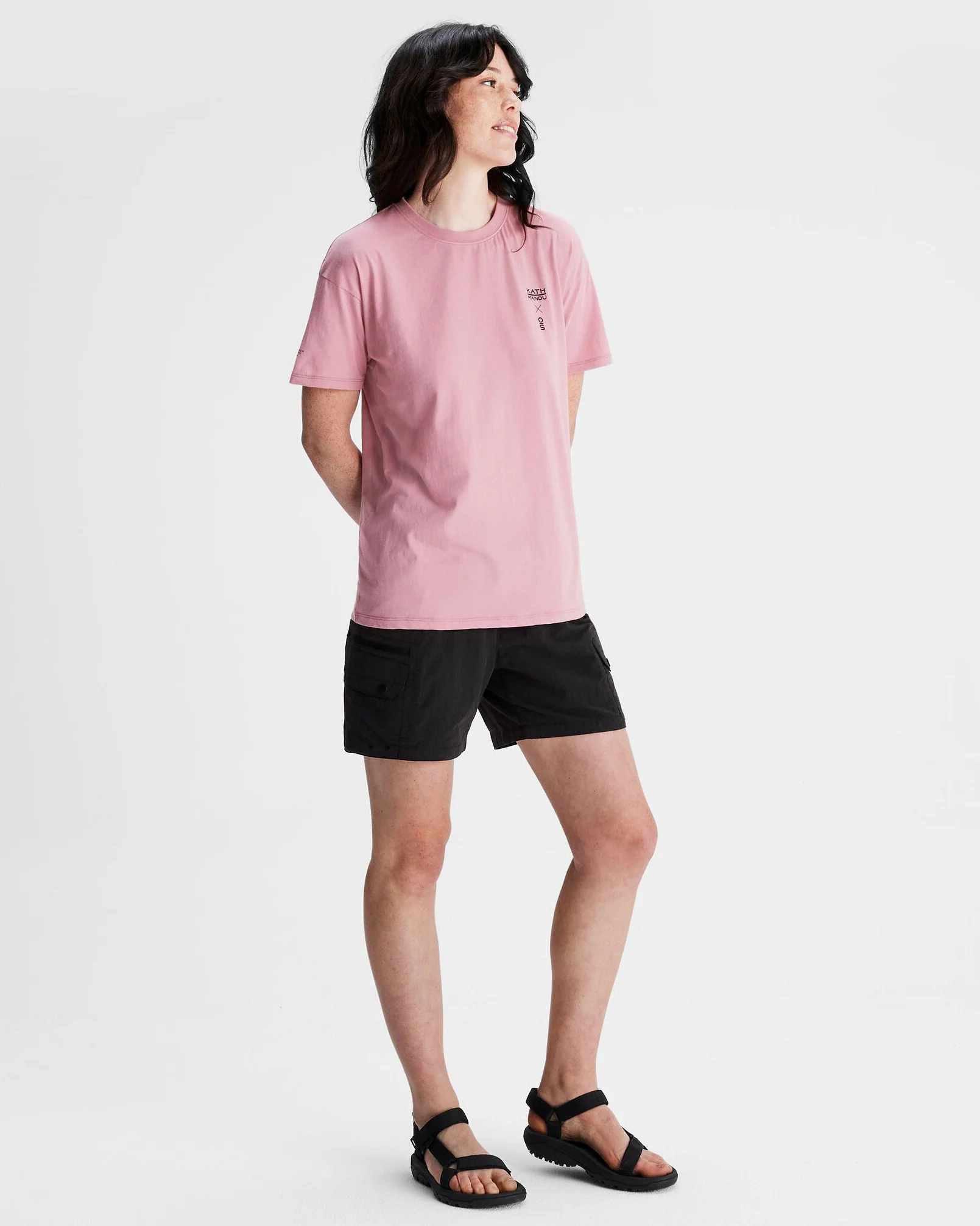 Women's O.Smither Lines Organic Cotton T-shirt - Orchid - Image 2