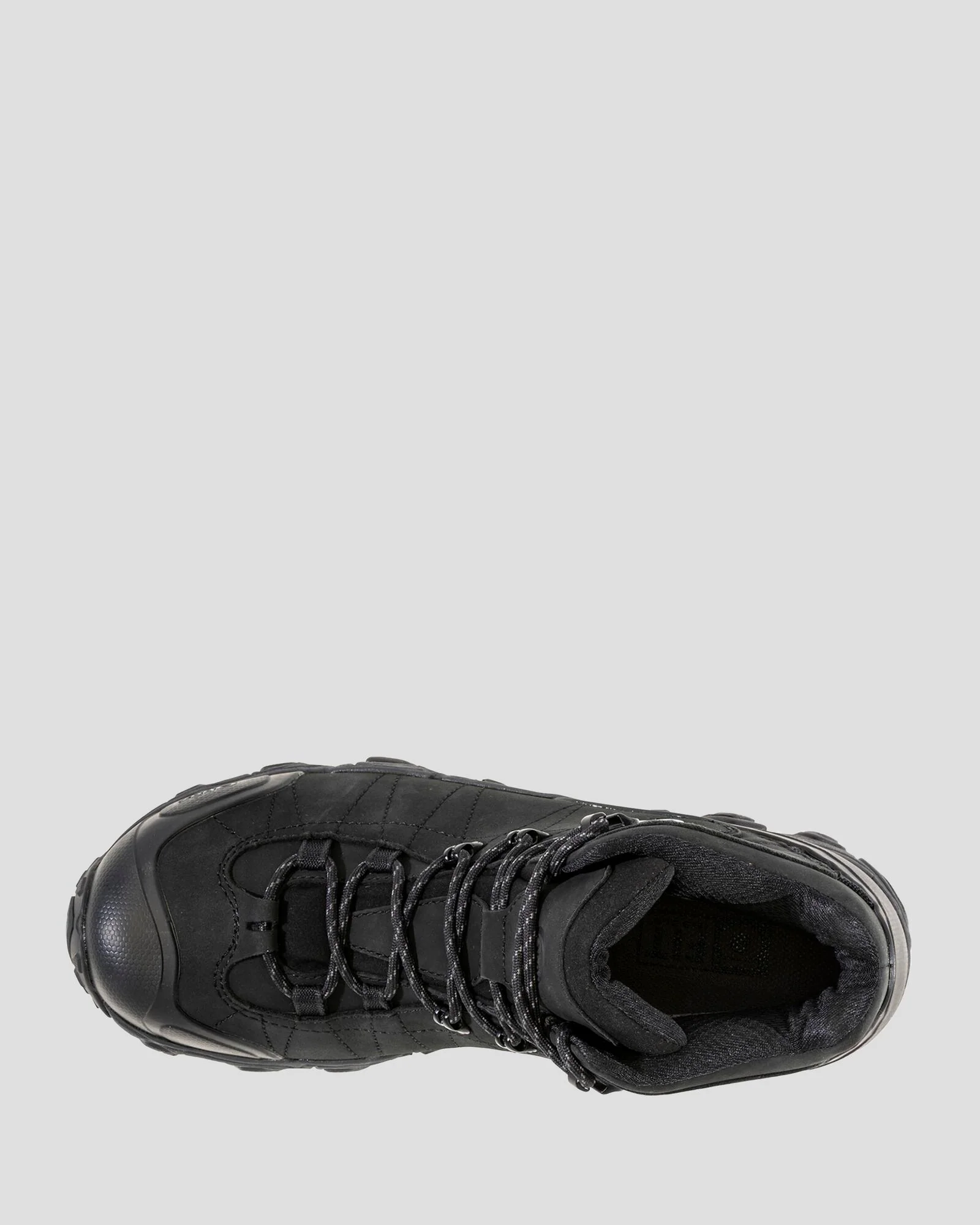 Men's Oboz Bridger Mid Hiking Boots - Wide - Black Sea - Image 5