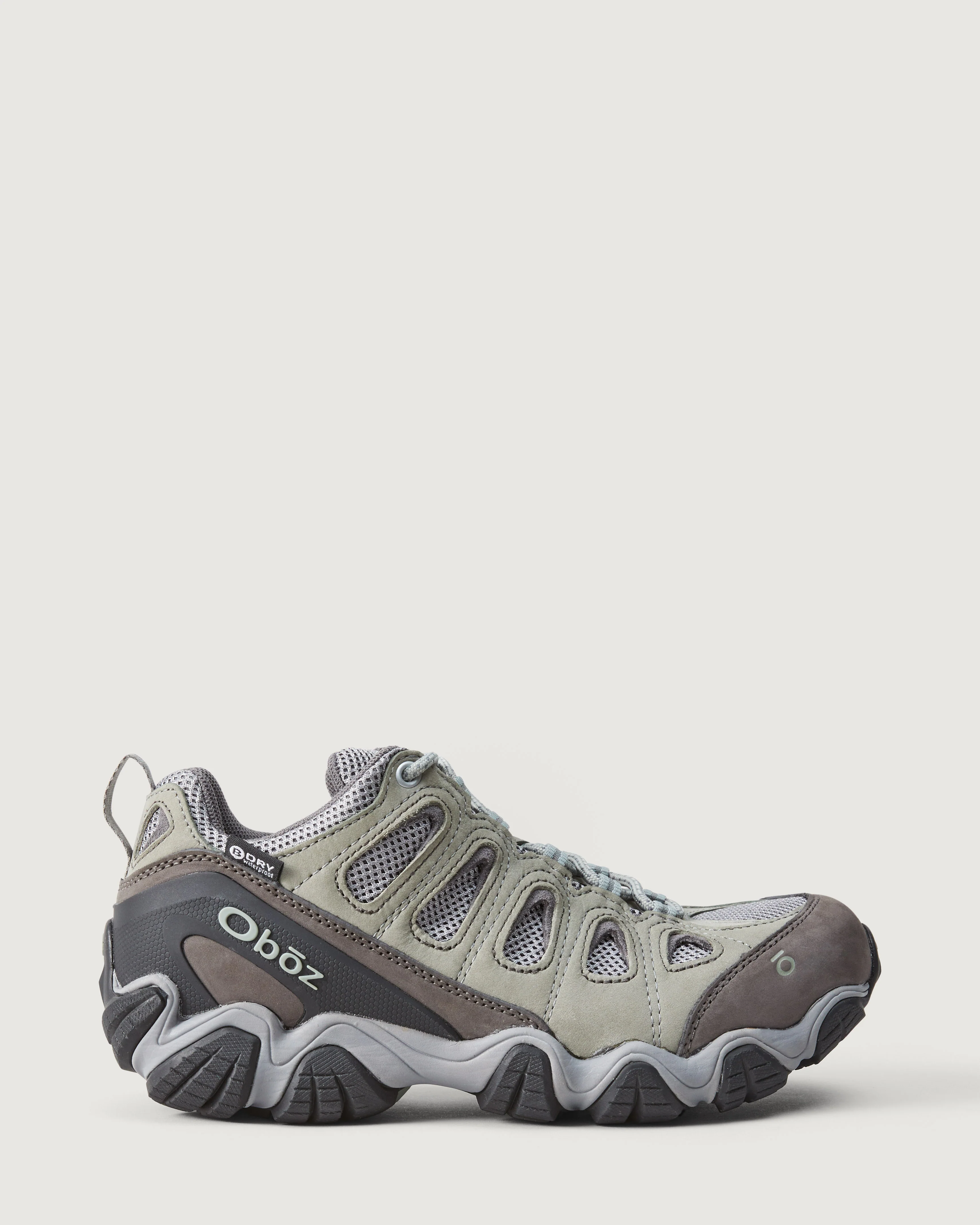 Women's Oboz Sawtooth II Low Waterproof Hiking Shoes - Frost Gray/Sage