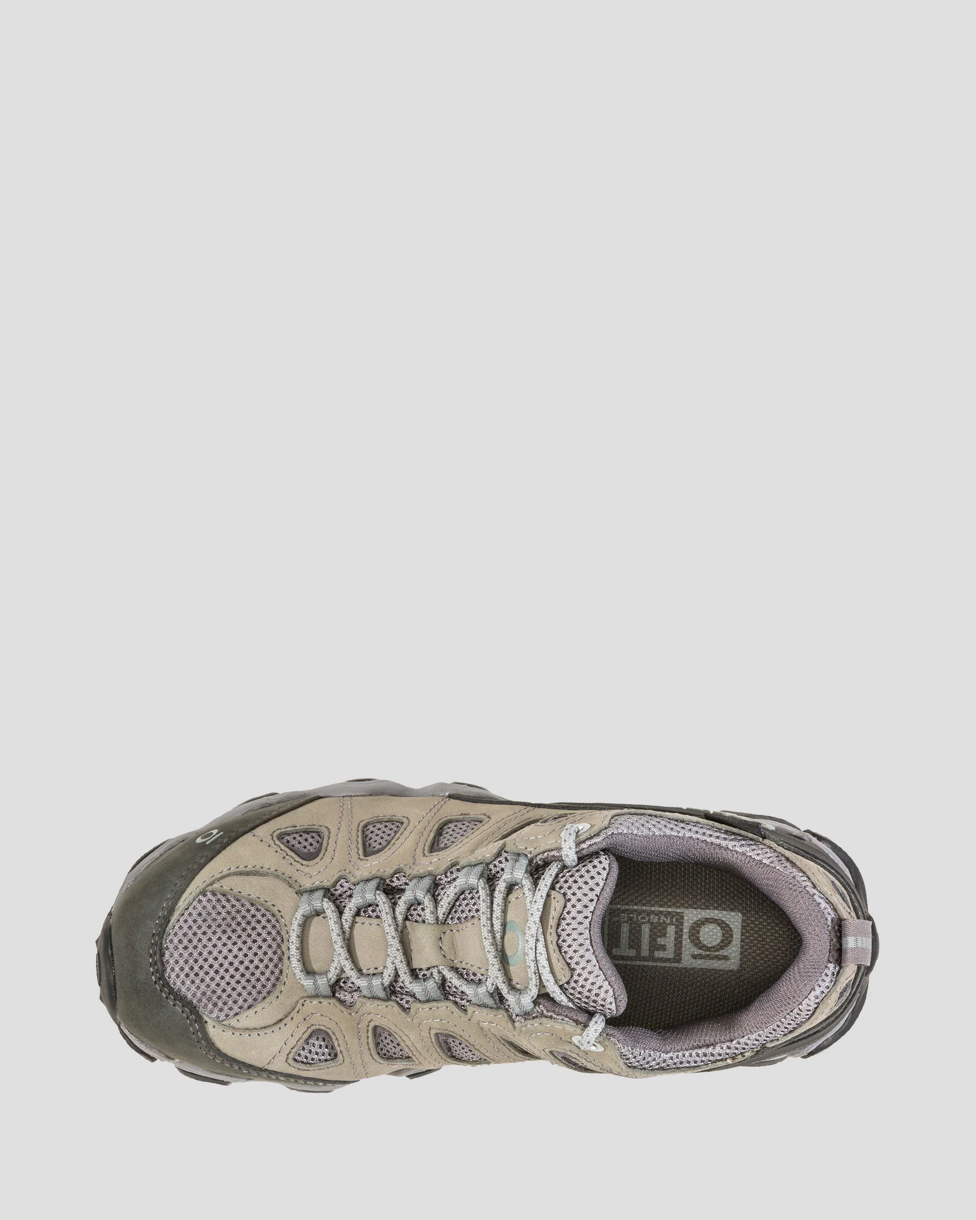 Women's Oboz Sawtooth II Low Waterproof Hiking Shoes - Frost Gray/Sage - Image 6