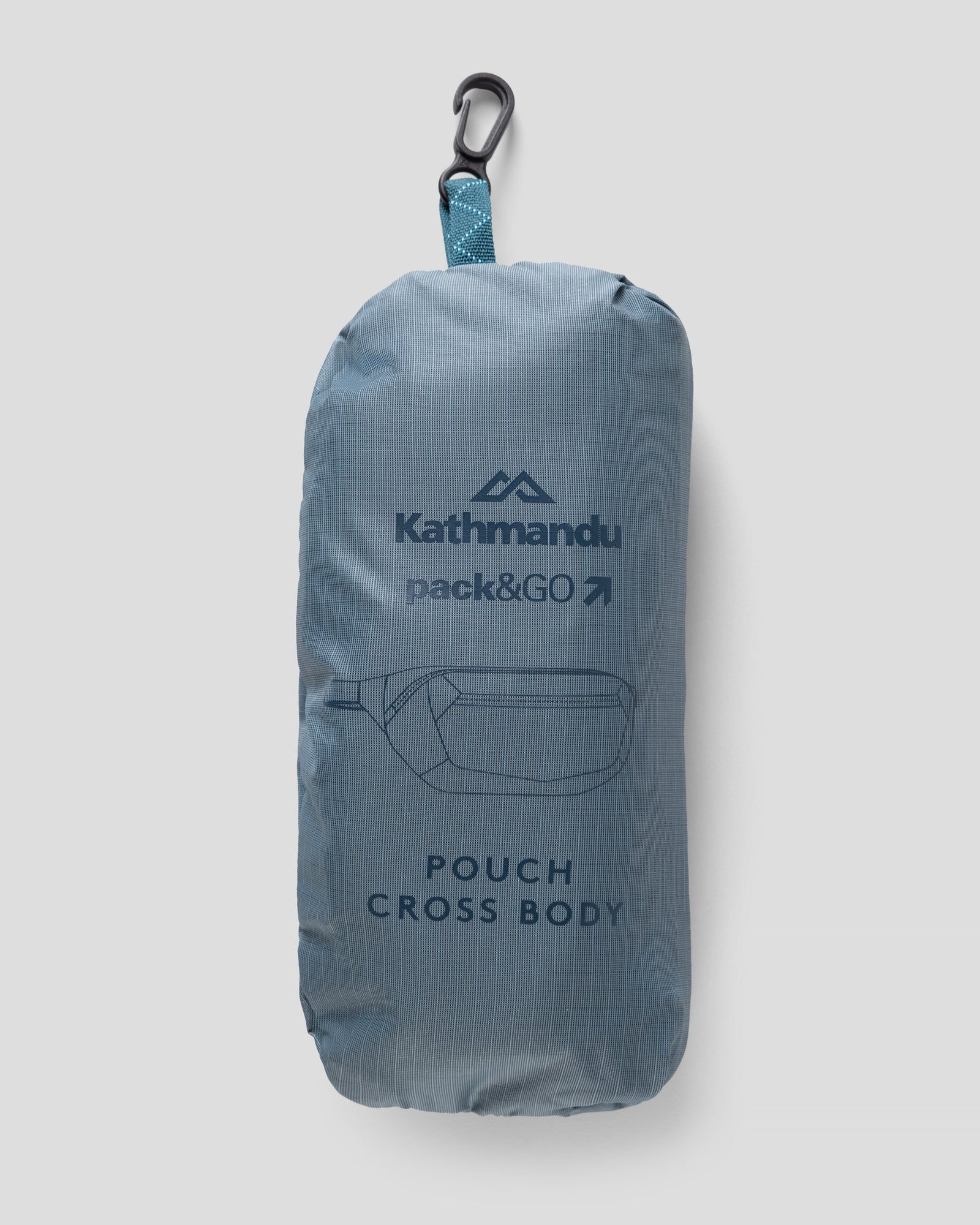 Pack&Go Crossbody Pouch - Washed Blue - Image 5