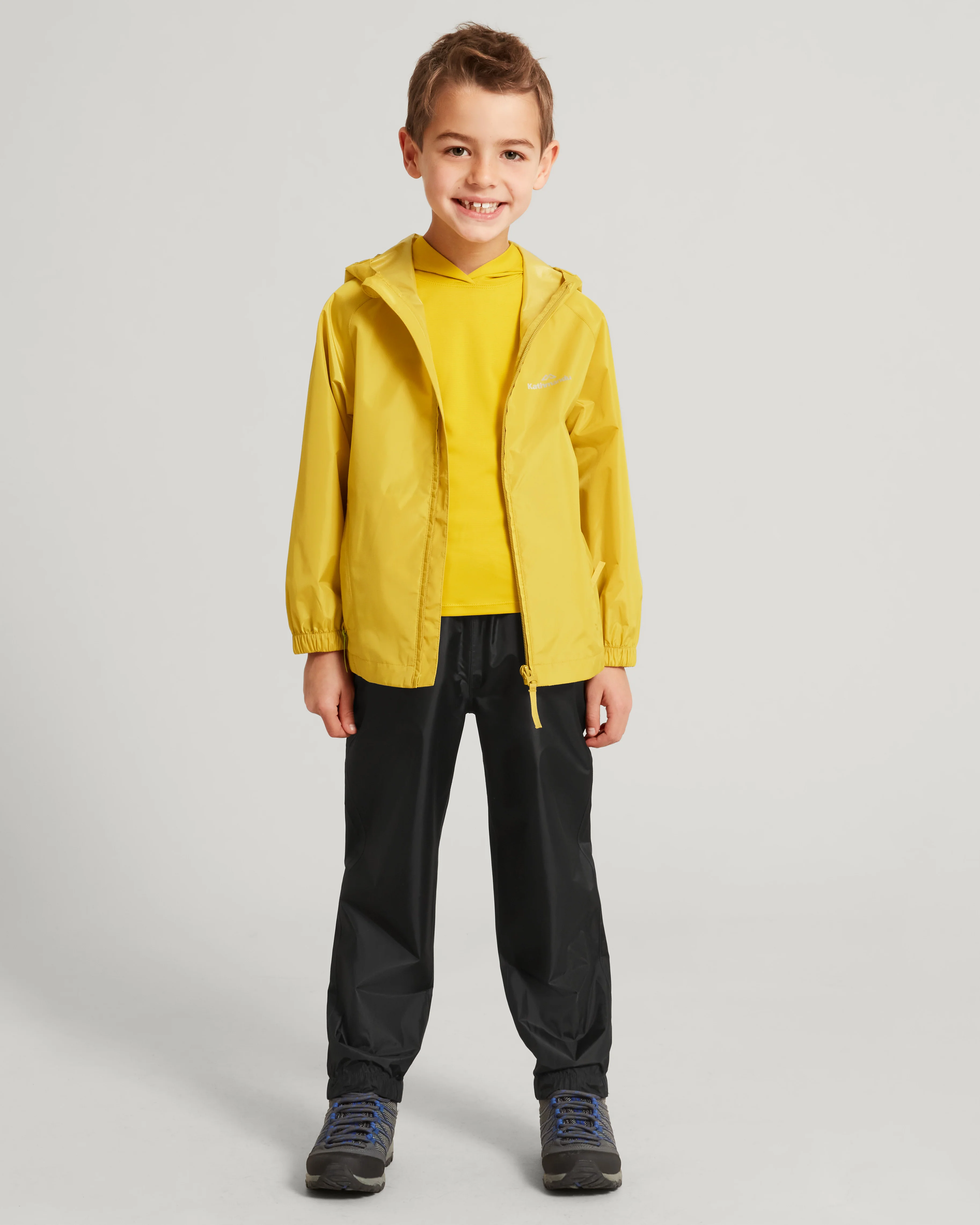 Kids' Pocket-it 2-layer Rain Pants - Black - Image 2