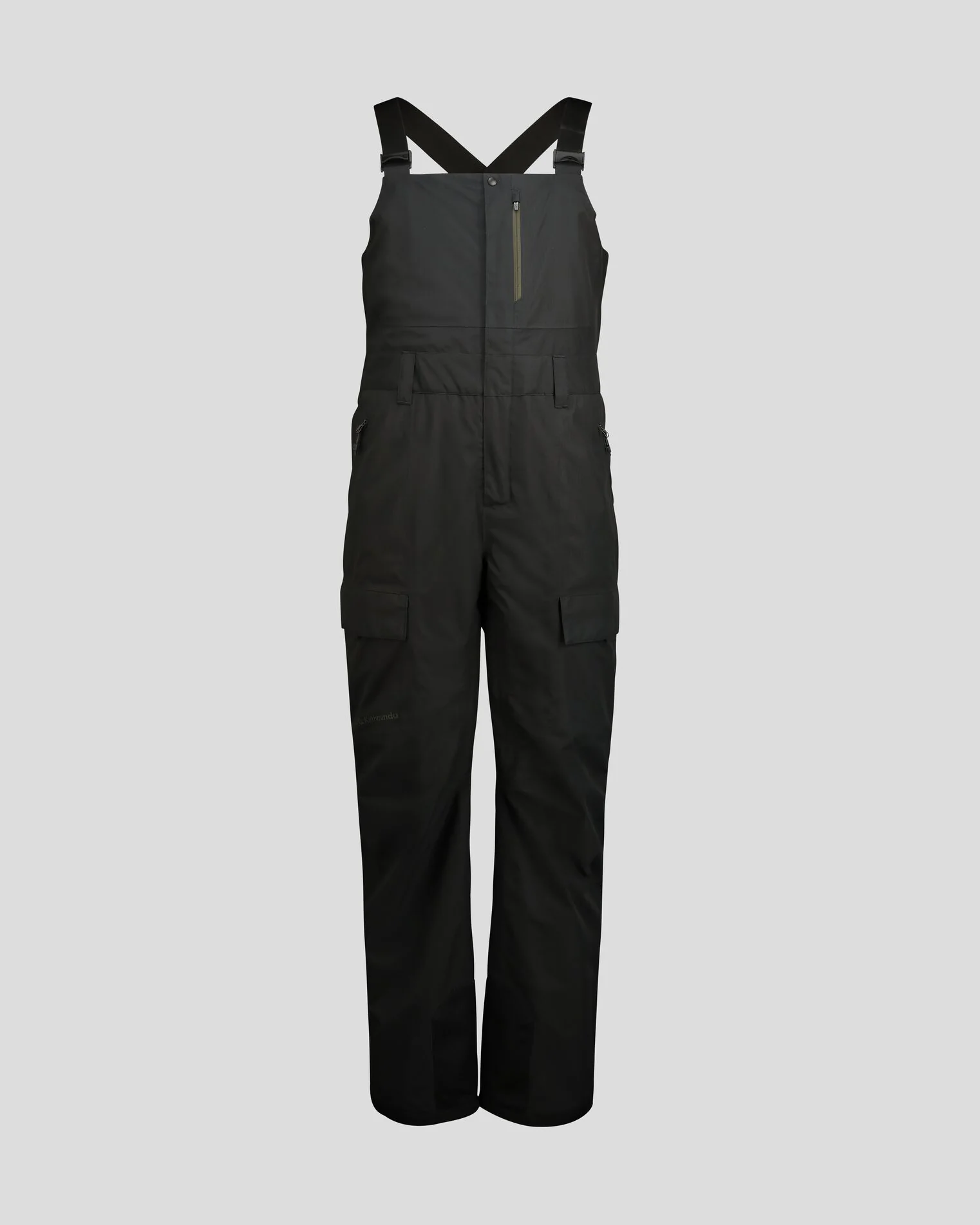 Men's PWDR-Days 2L Insulated Snow Bib - Black Stingray - Image 11